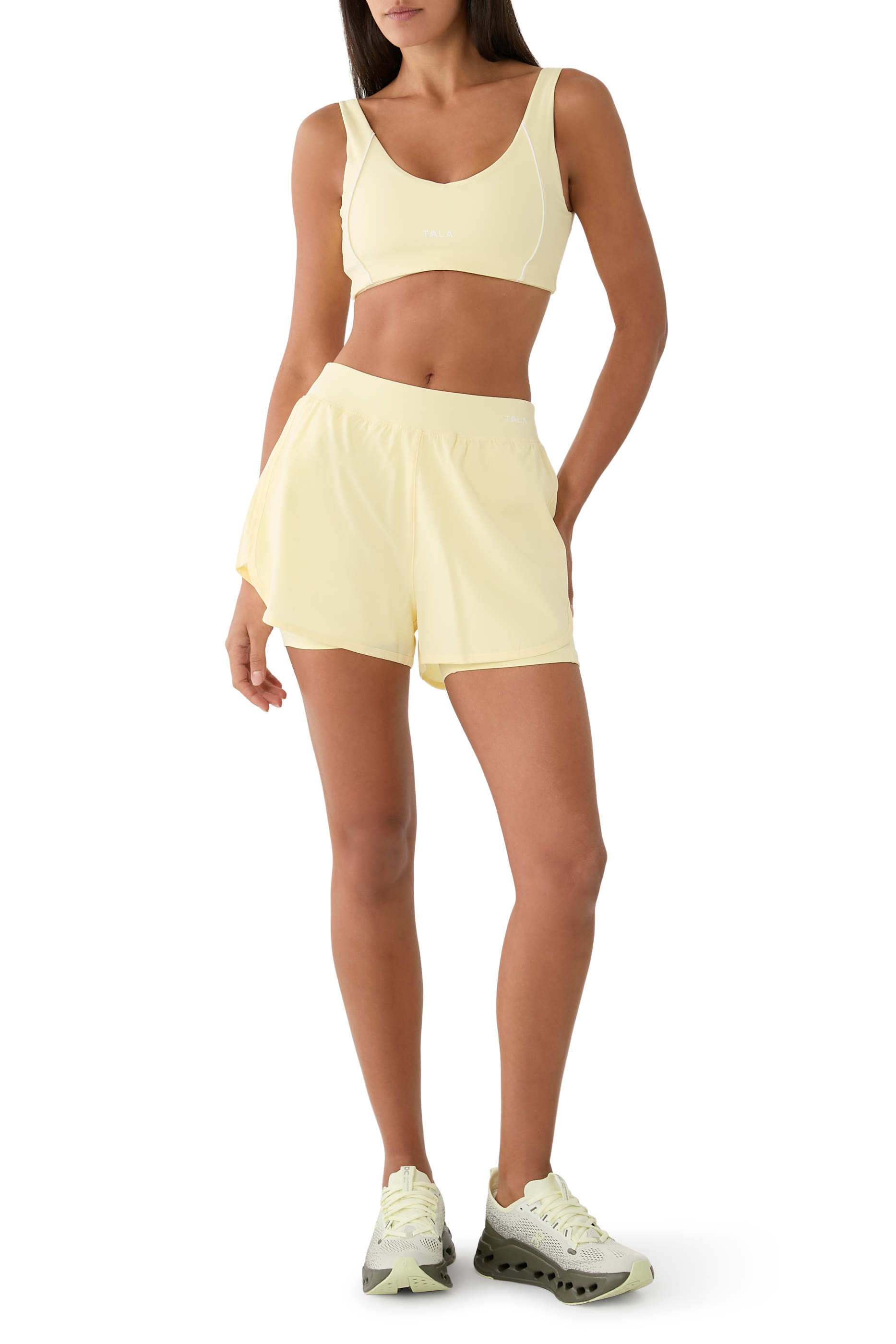 SkinLuxe Contrast Piping Sports Bra
