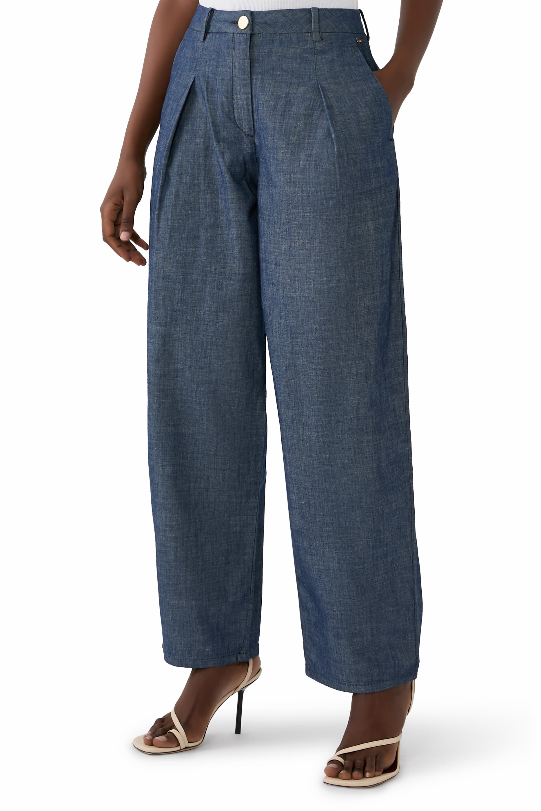 Denim Casual Trousers