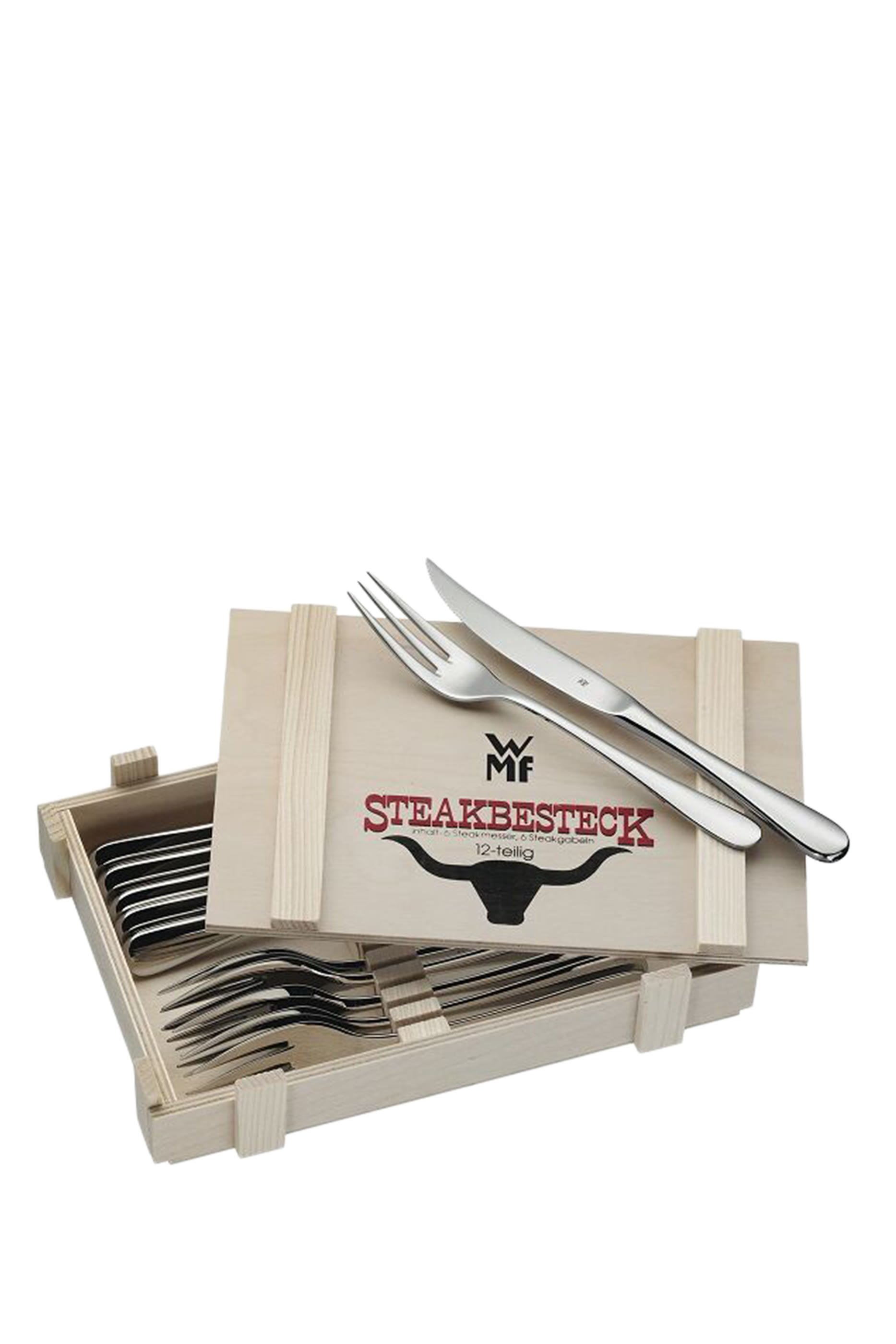 12-Piece Steak Knife & Fork Set 