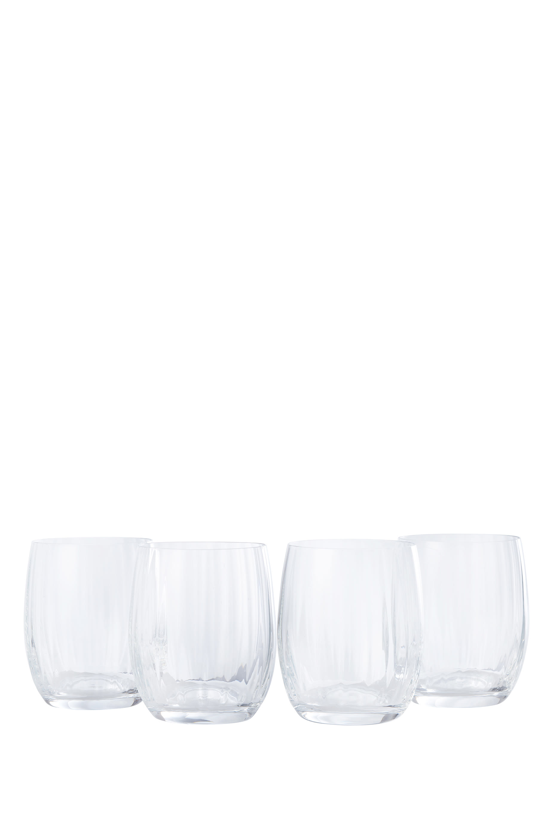 Skye Optic Tumbler Glass, Set of 4