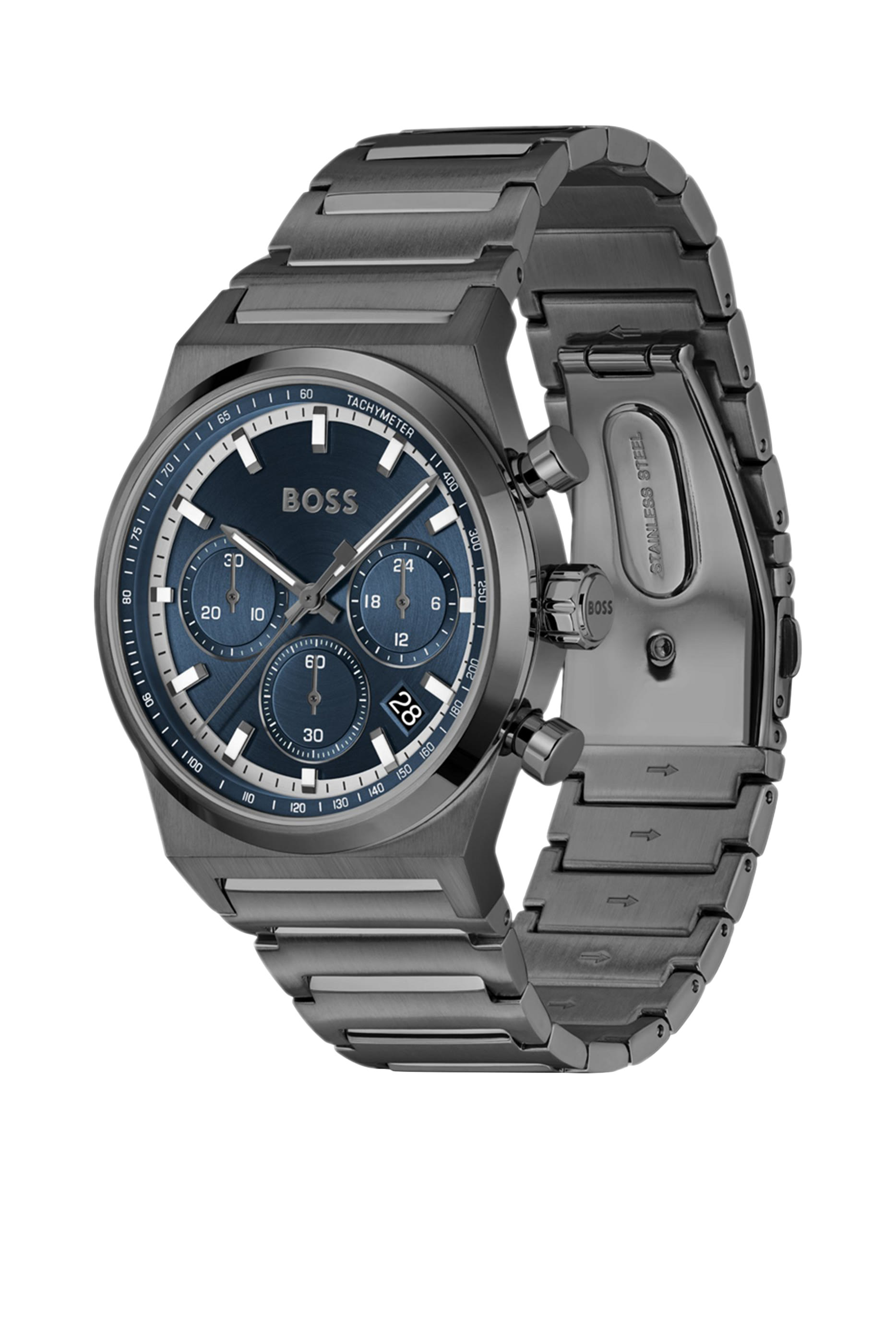 Candor Chrono Grey-plated Chronograph Watch