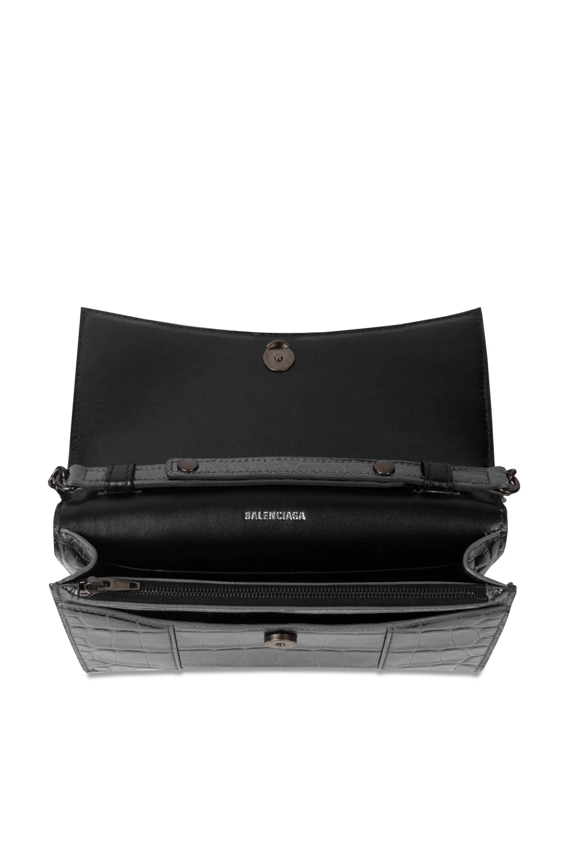 Hour Glass Wallet Chain Bag