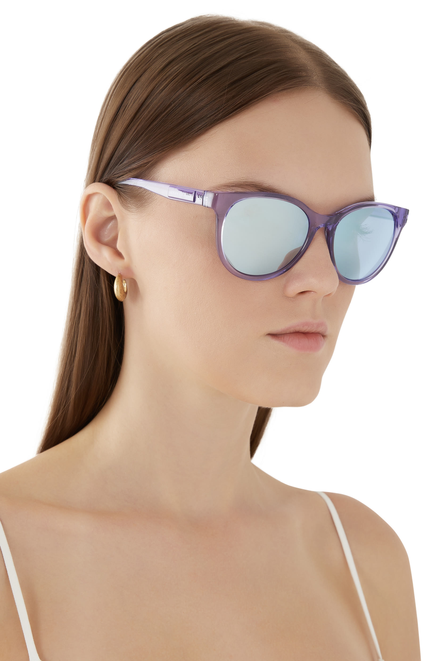 Logo Round-Frame Sunglasses