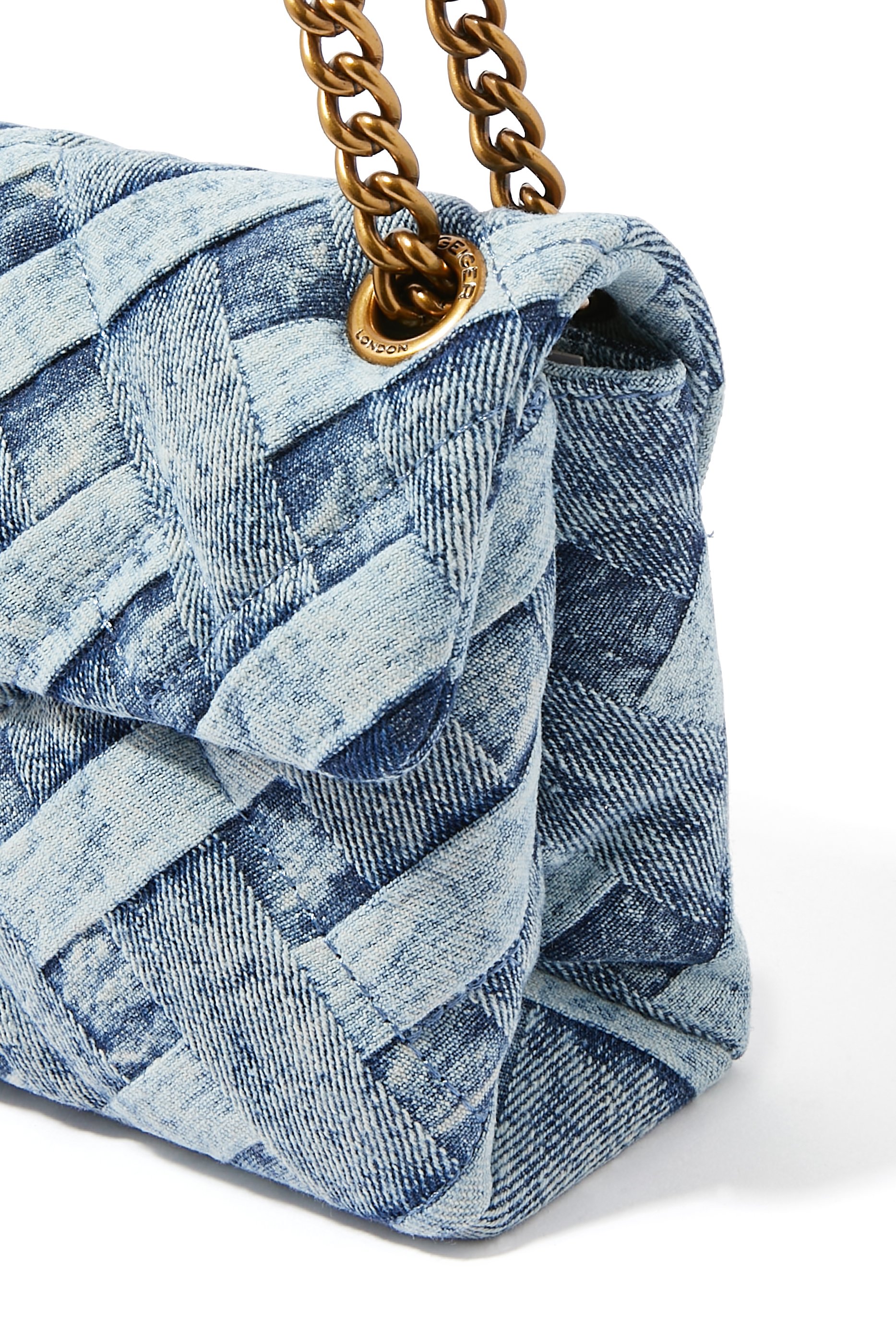 Mini Kensington Soft Denim Shoulder Bag