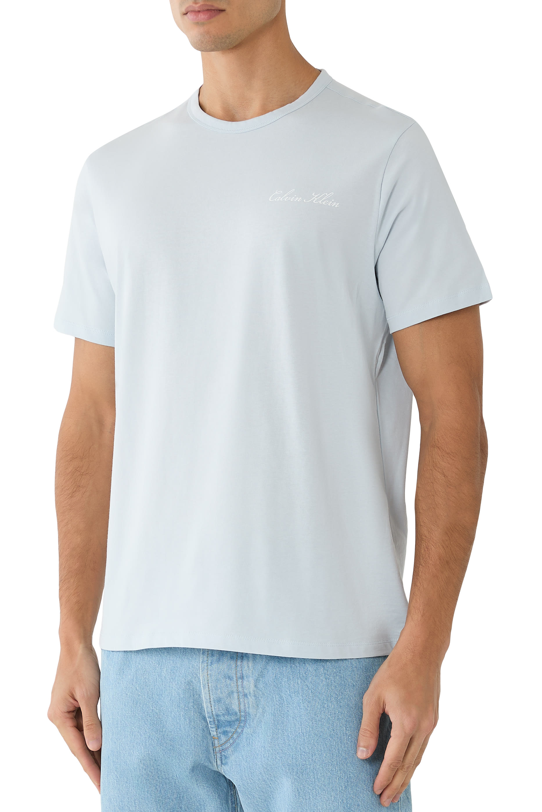 Icon Cotton Poplin Pyjama T-Shirt 