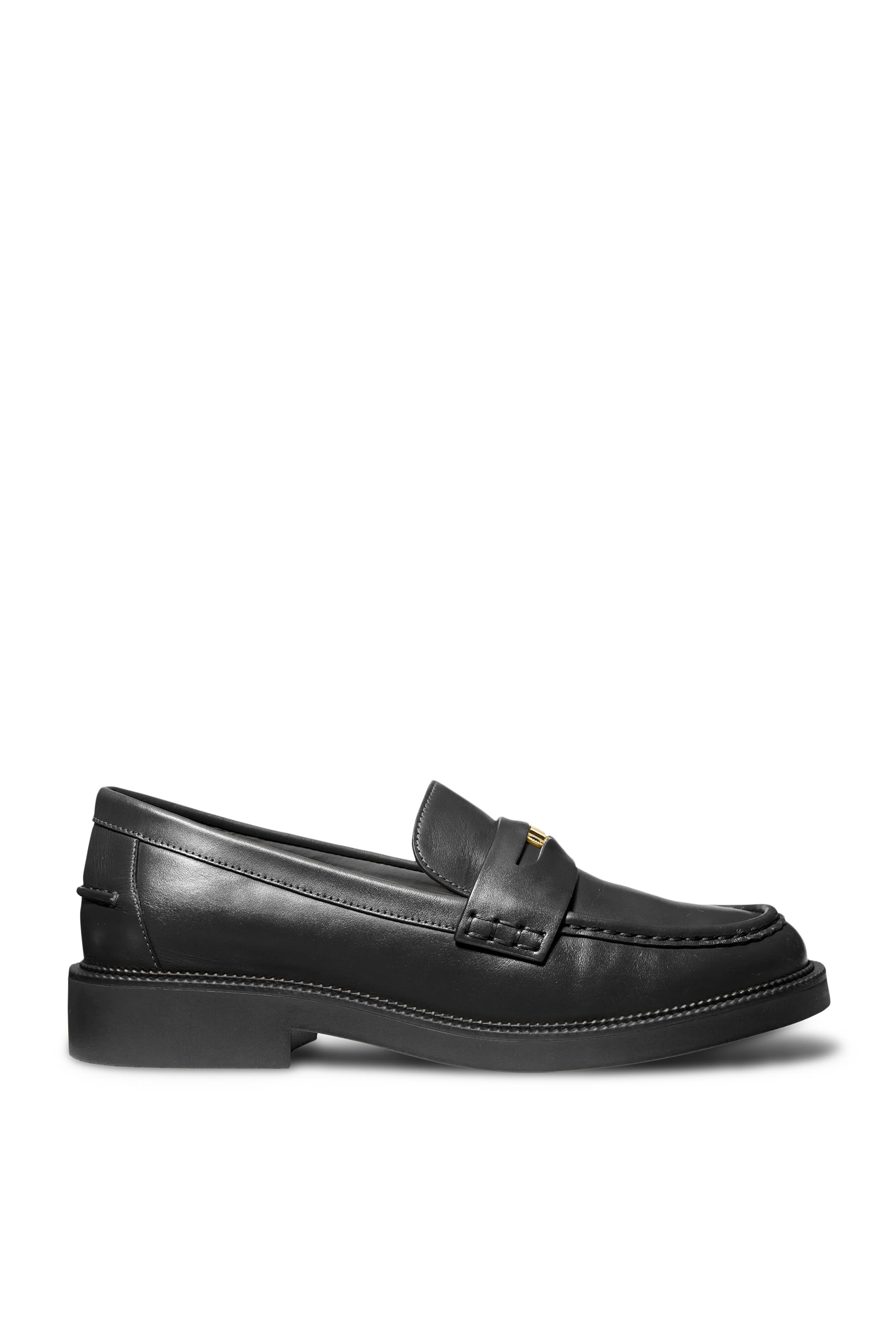 Logo Leather Loafers