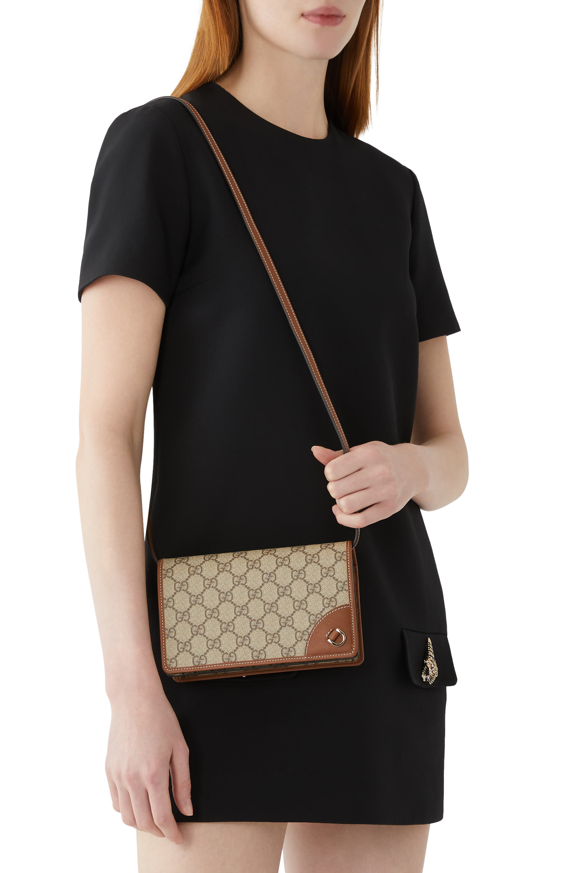 GG Emblem Super Mini Shoulder Bag