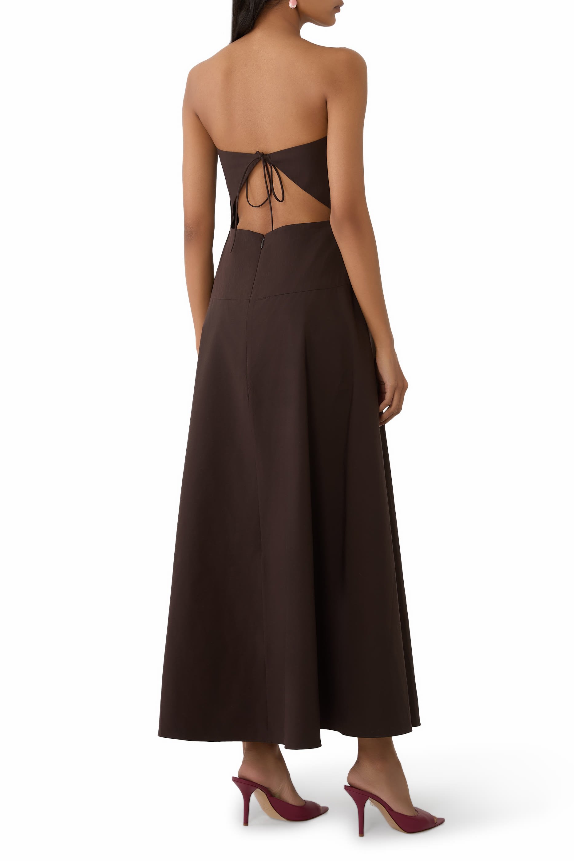 Strapless Rouleau Dress