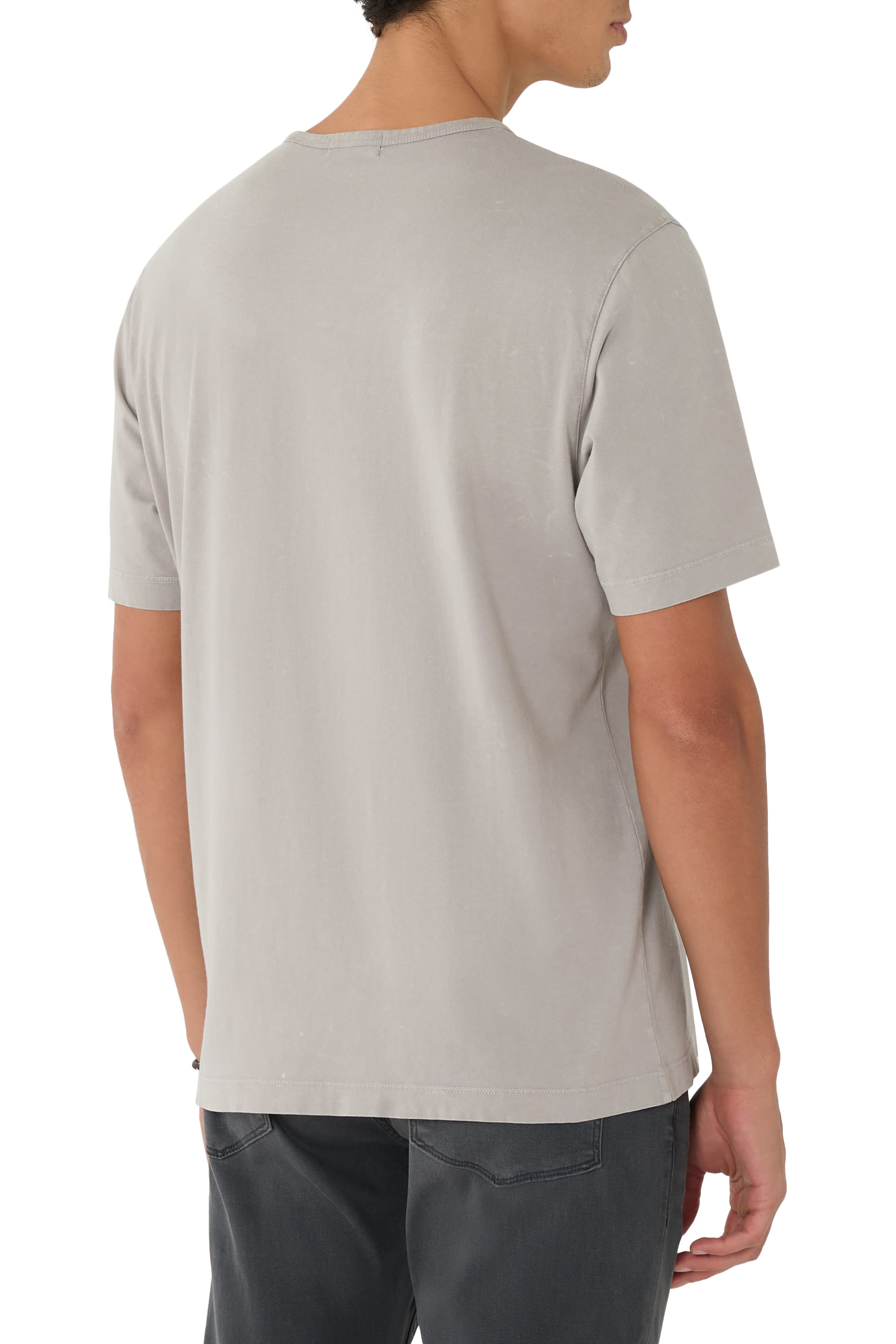 Ribbed Crewneck T-Shirt