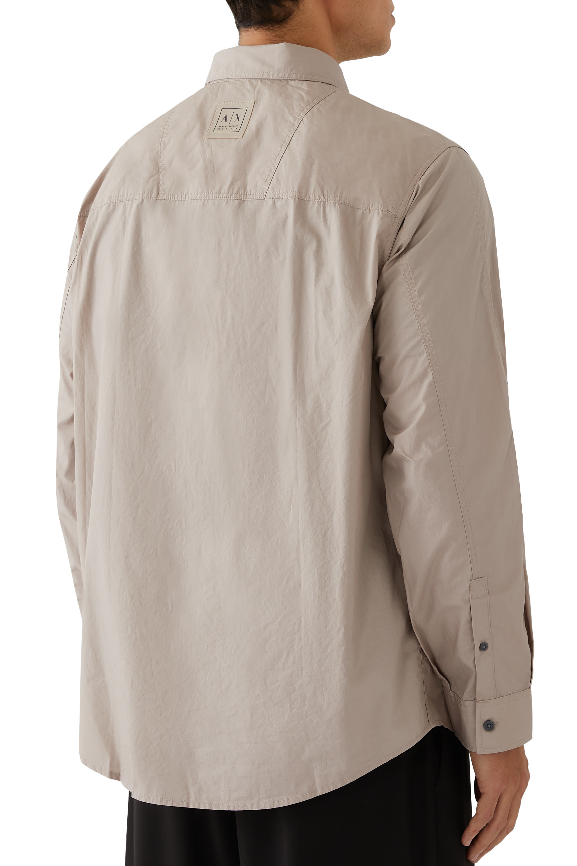 Tessuto High-Neck Long Sleeves Shirt