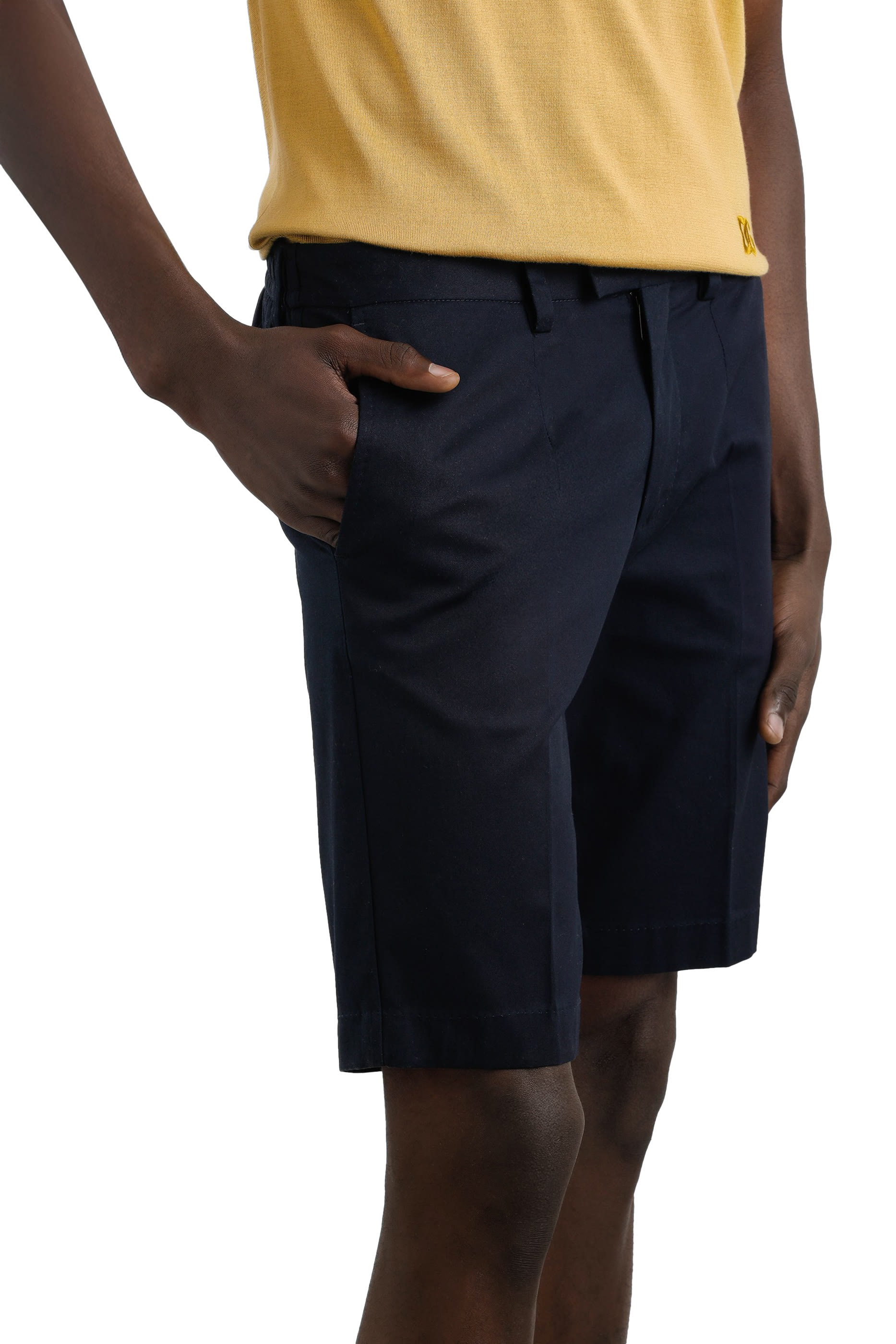 Gabardine Cotton Bermuda Shorts