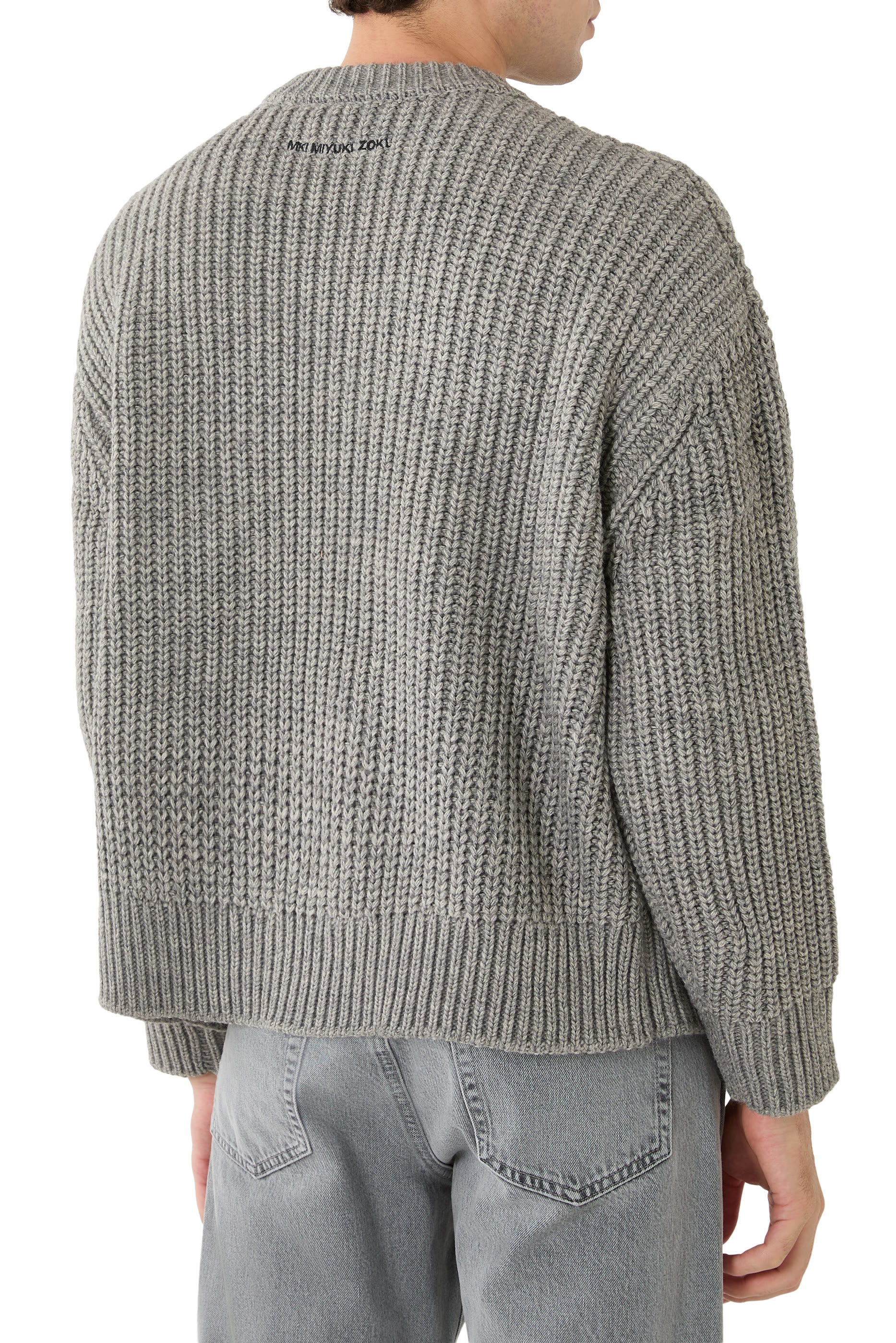 Chunky Rib Knit Crewneck 