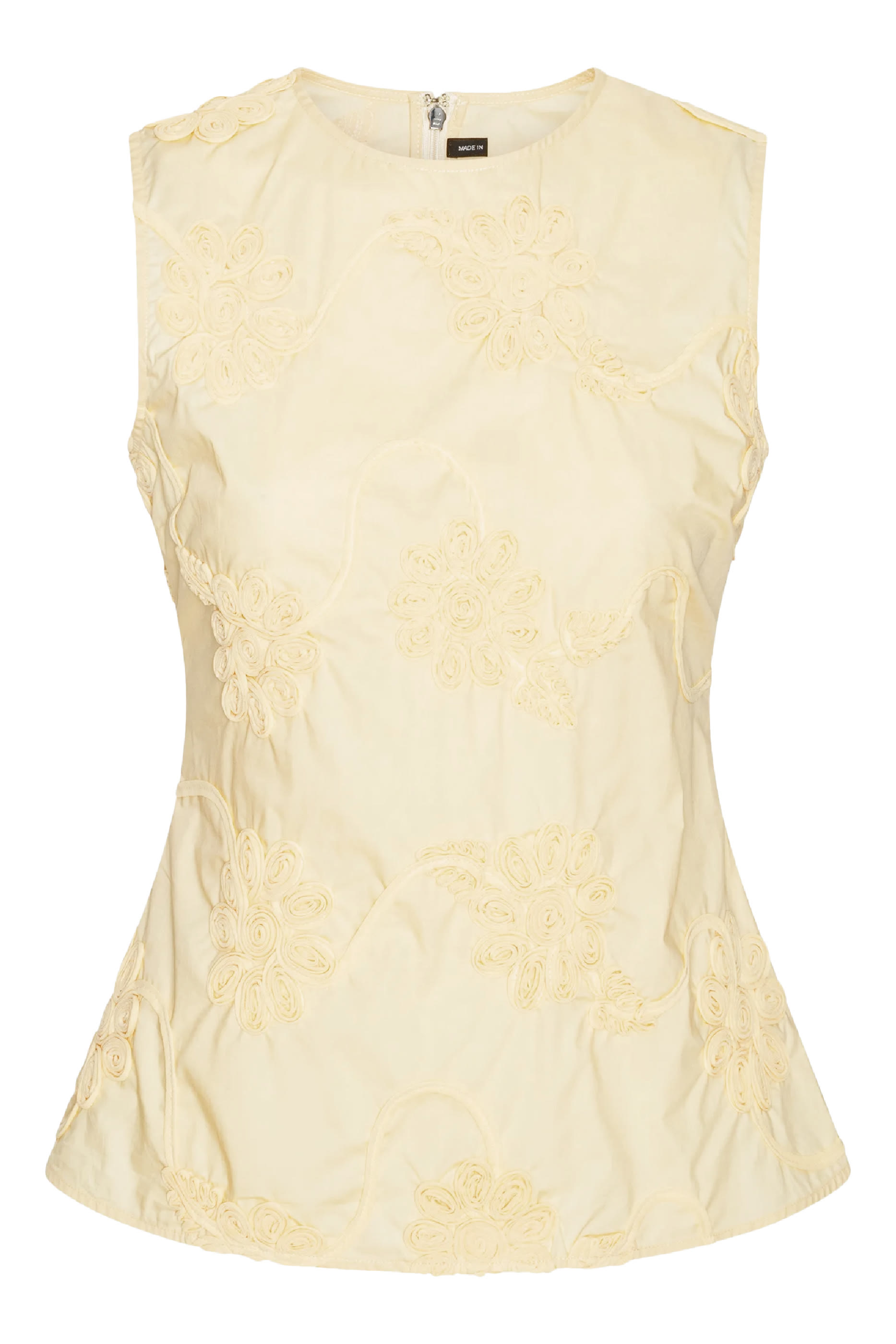 Flower Sleeveless Top