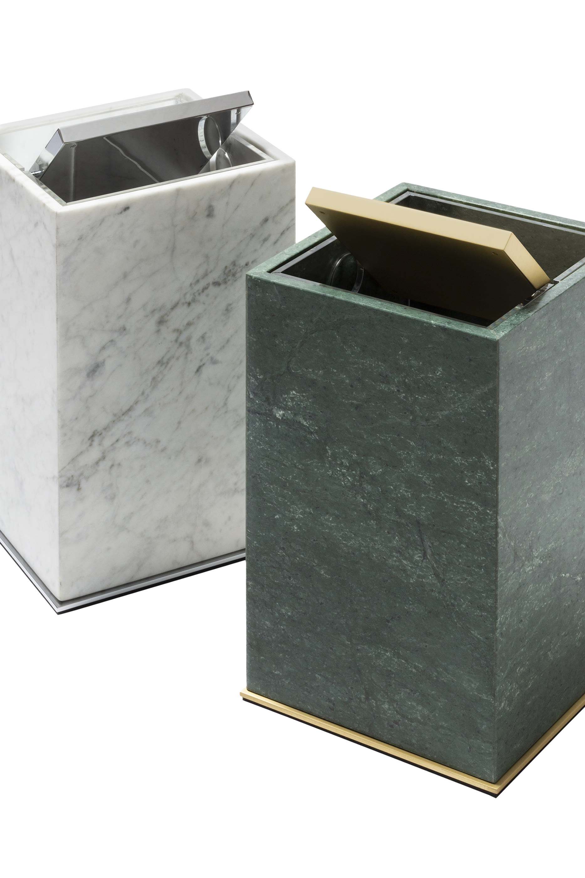 Positano Marble Waste Basket