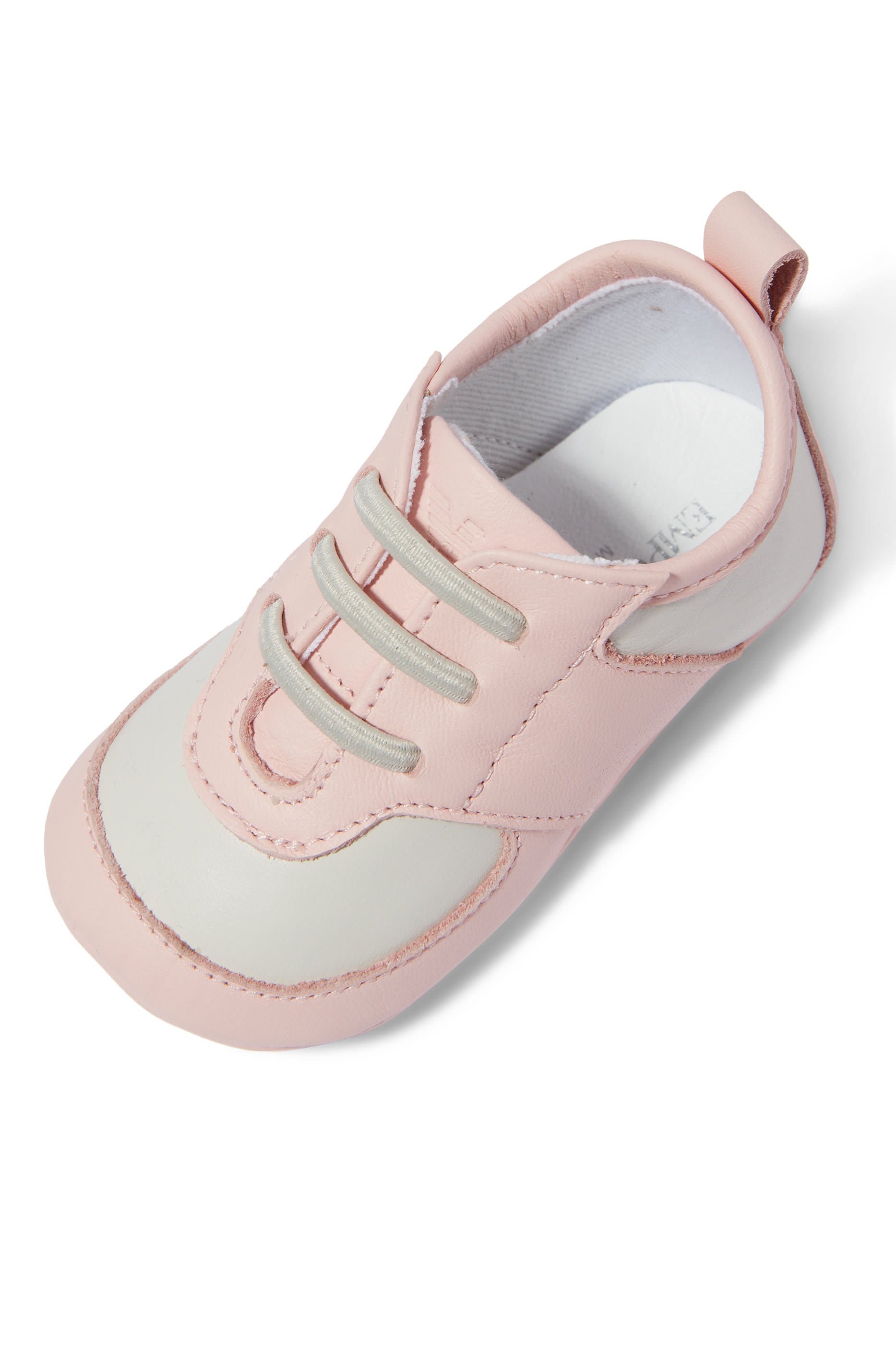 Kids Bi-Color Lace Up Sneakers