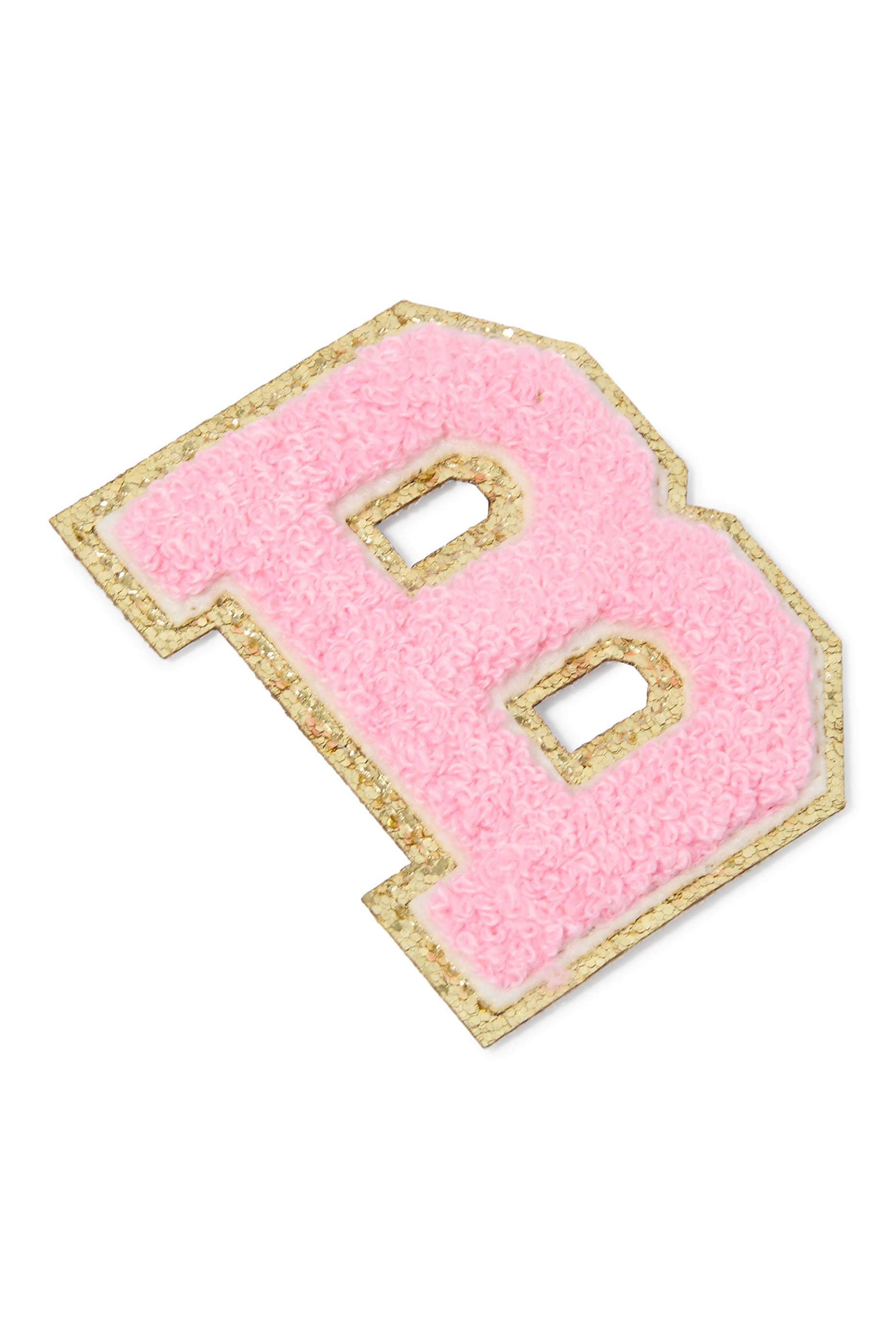 3” Chenille Sparkle B Letter Patch