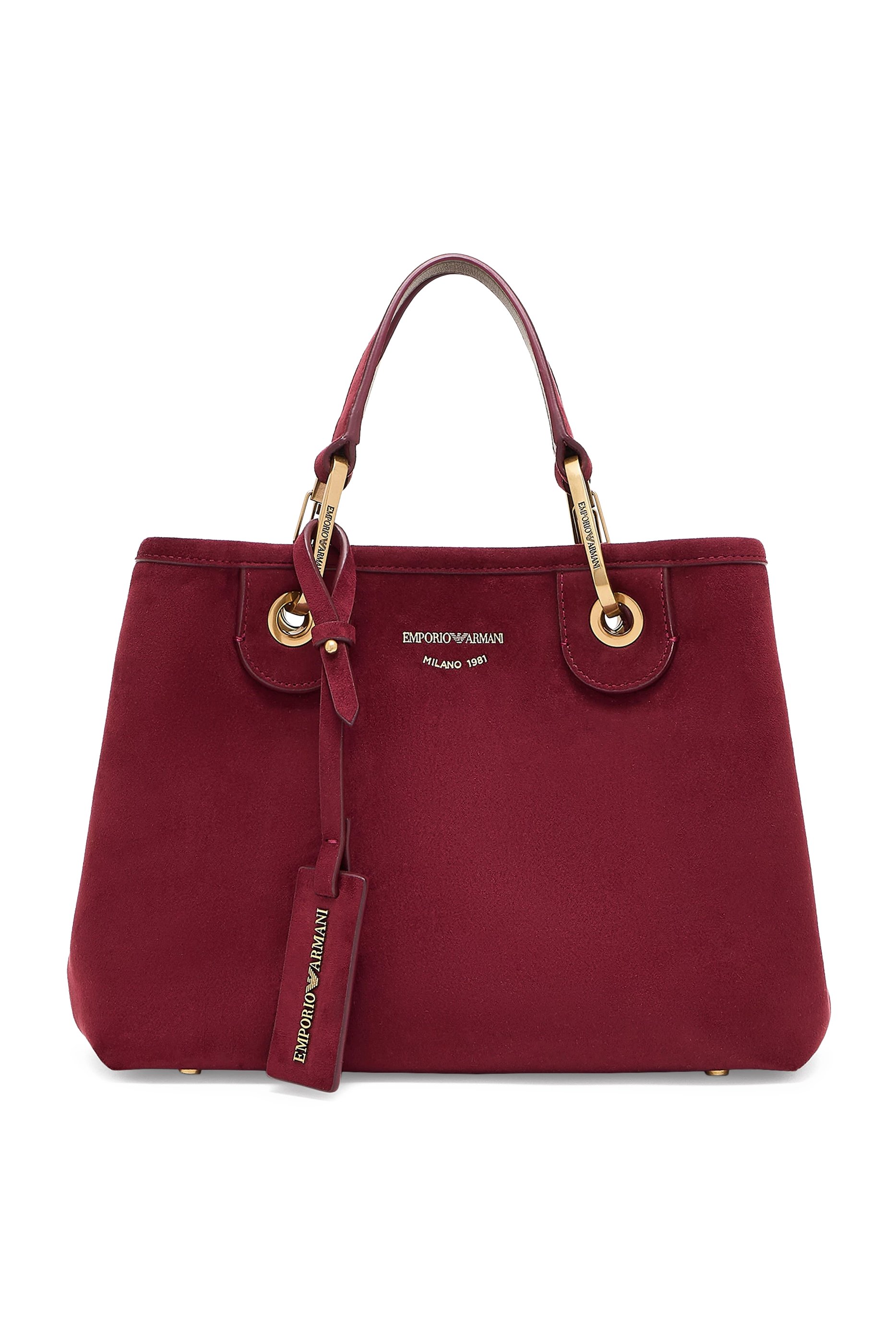 MyEA Suede Shopper Bag