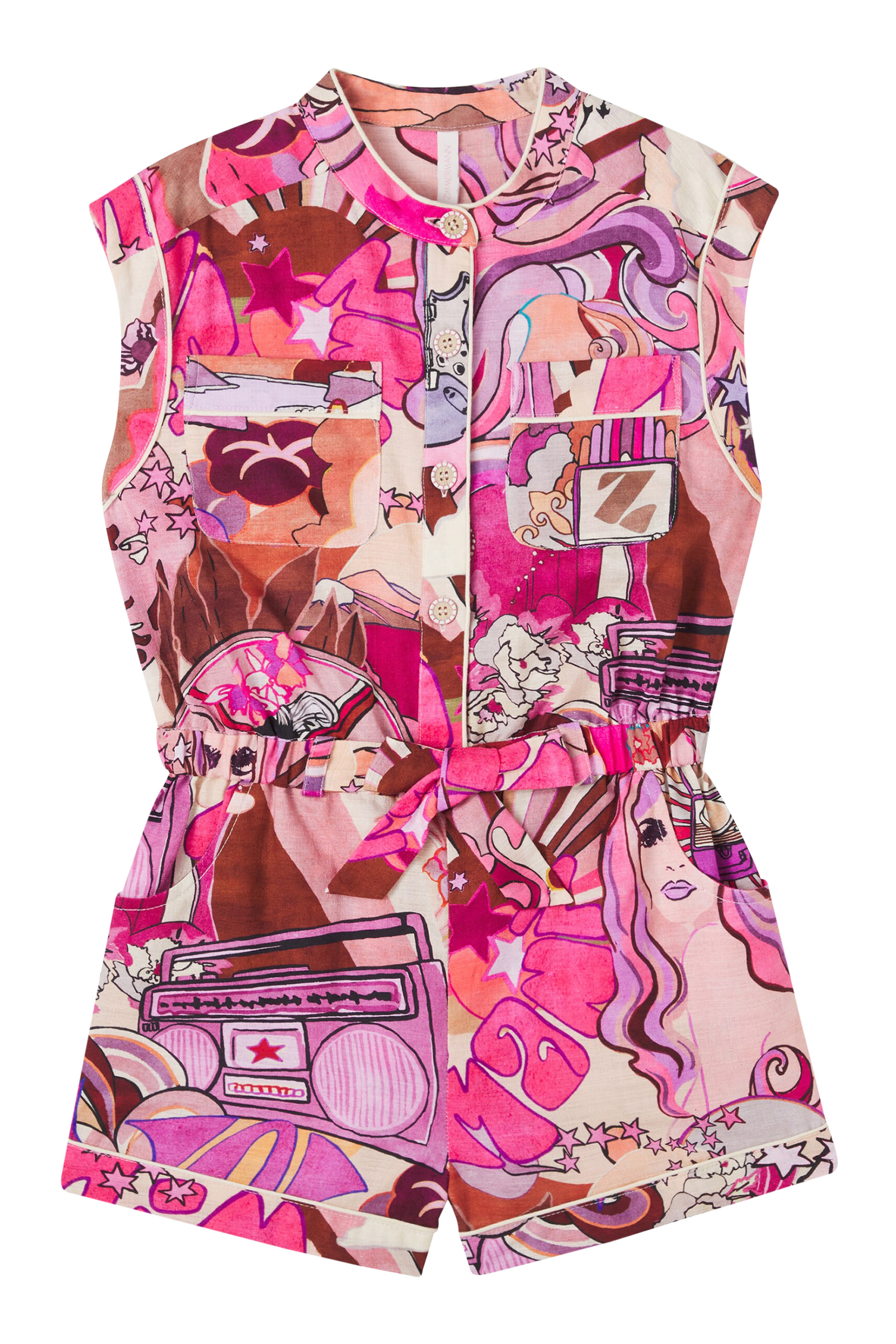 Kids Patience Pocket Playsuit 