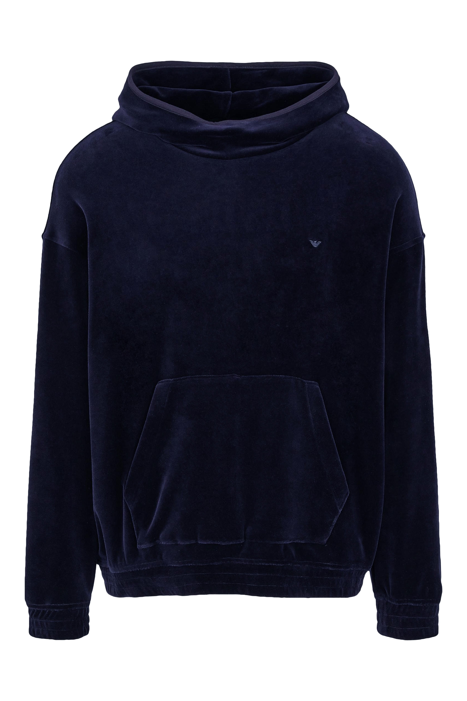 Logo Velour Hoodie