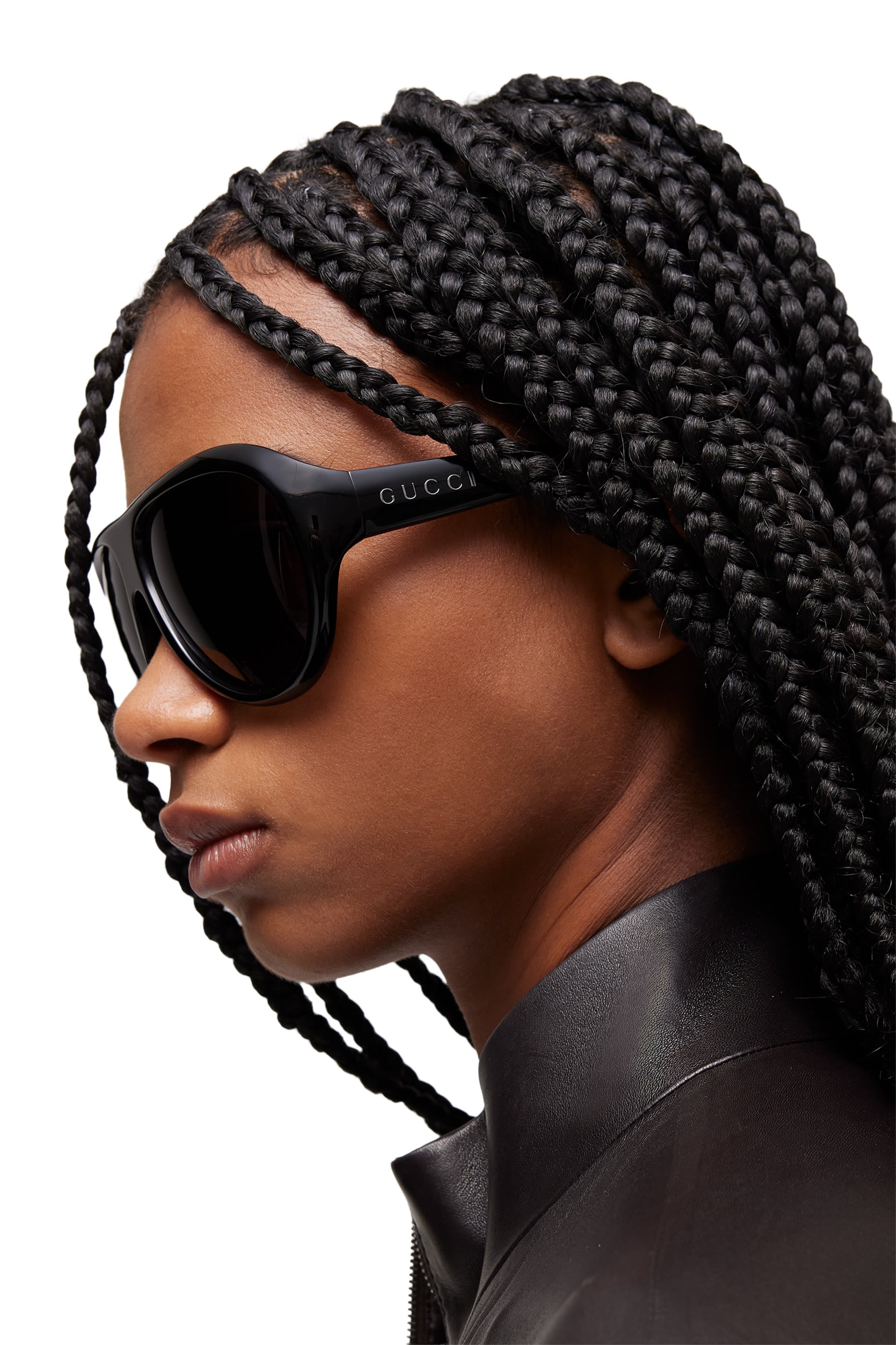 Rectangular-Frame Sunglasses 