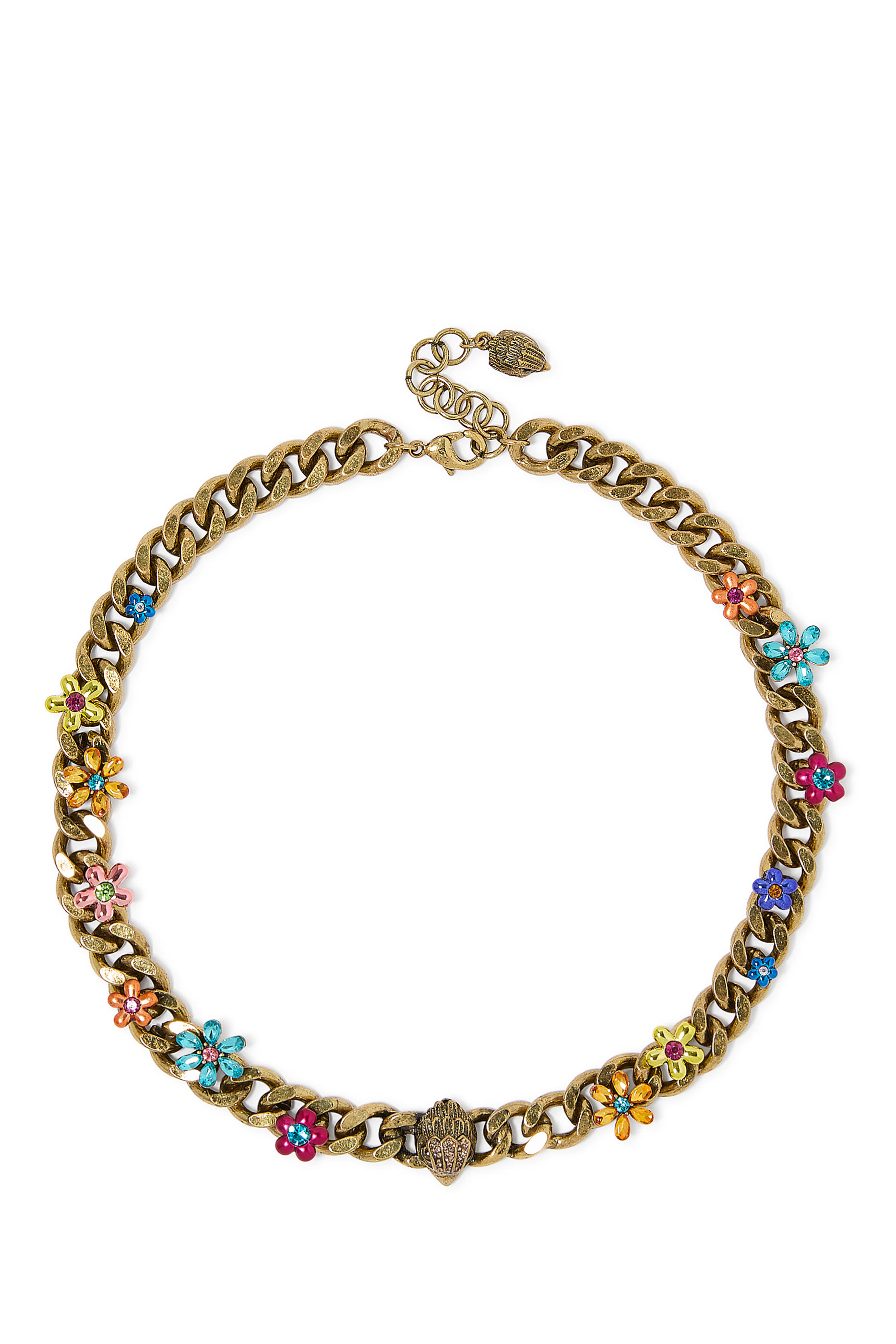 Floral Eagle Necklace