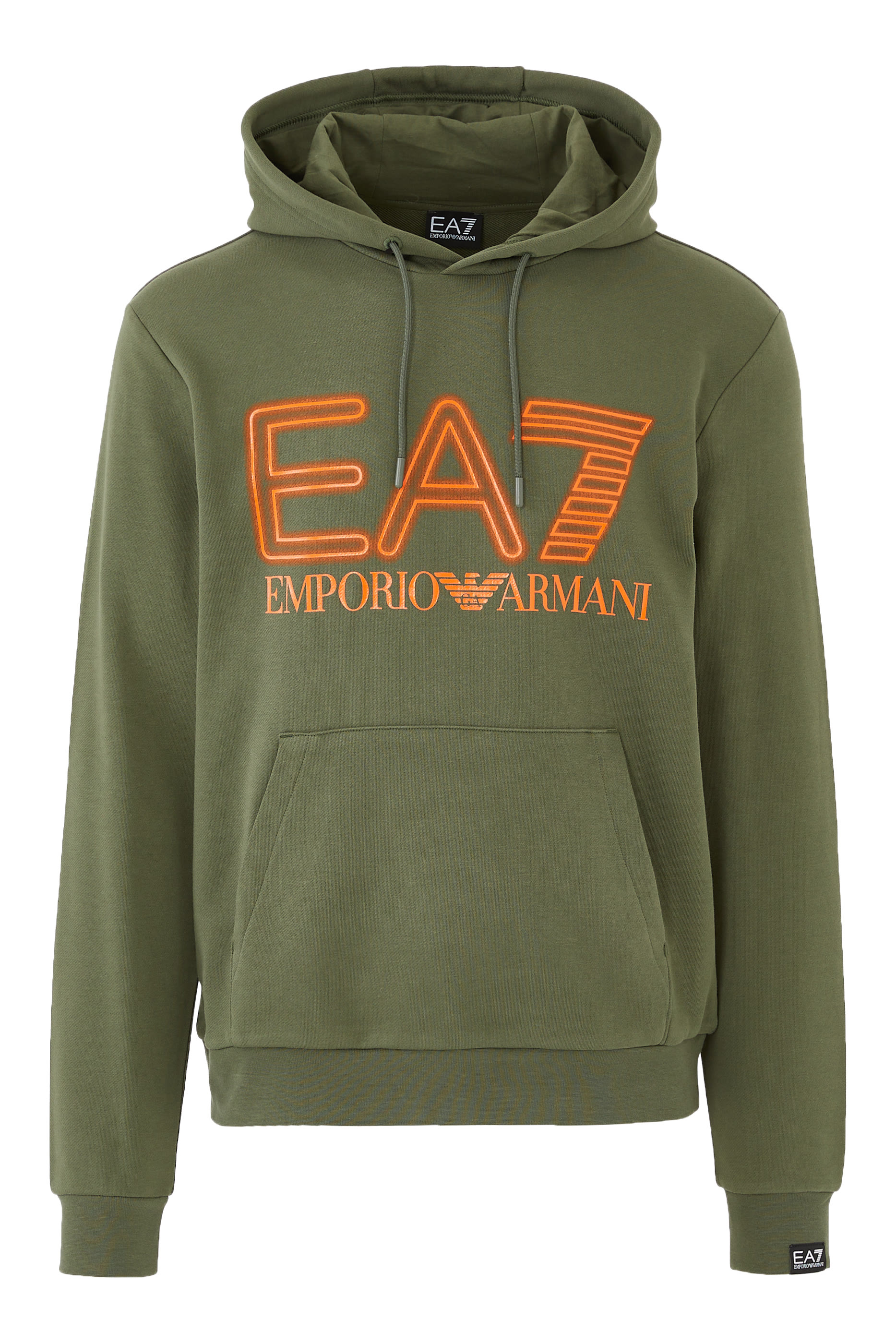 EA7 Cotton Logo Hoodie