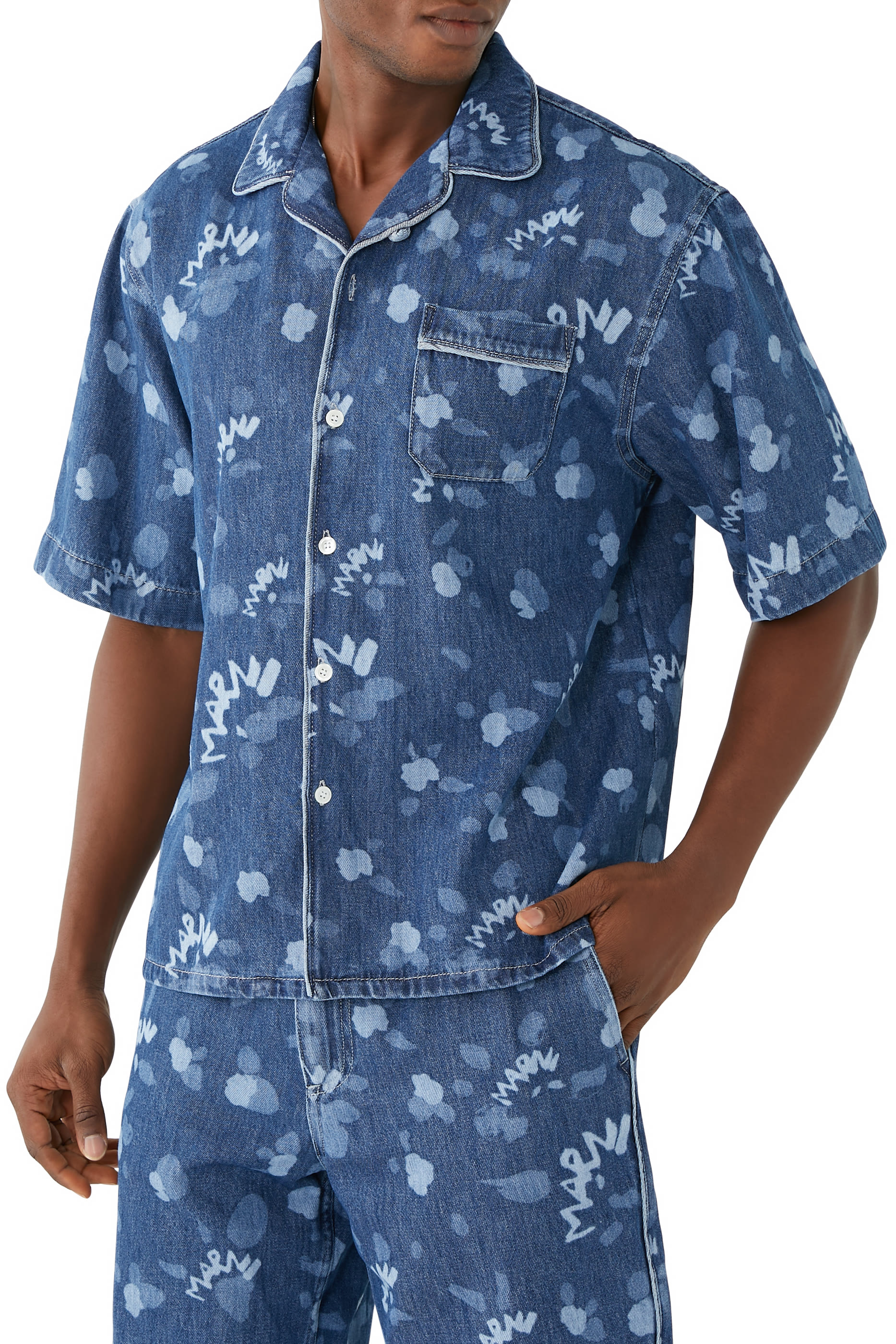 Denim Bowling Shirt