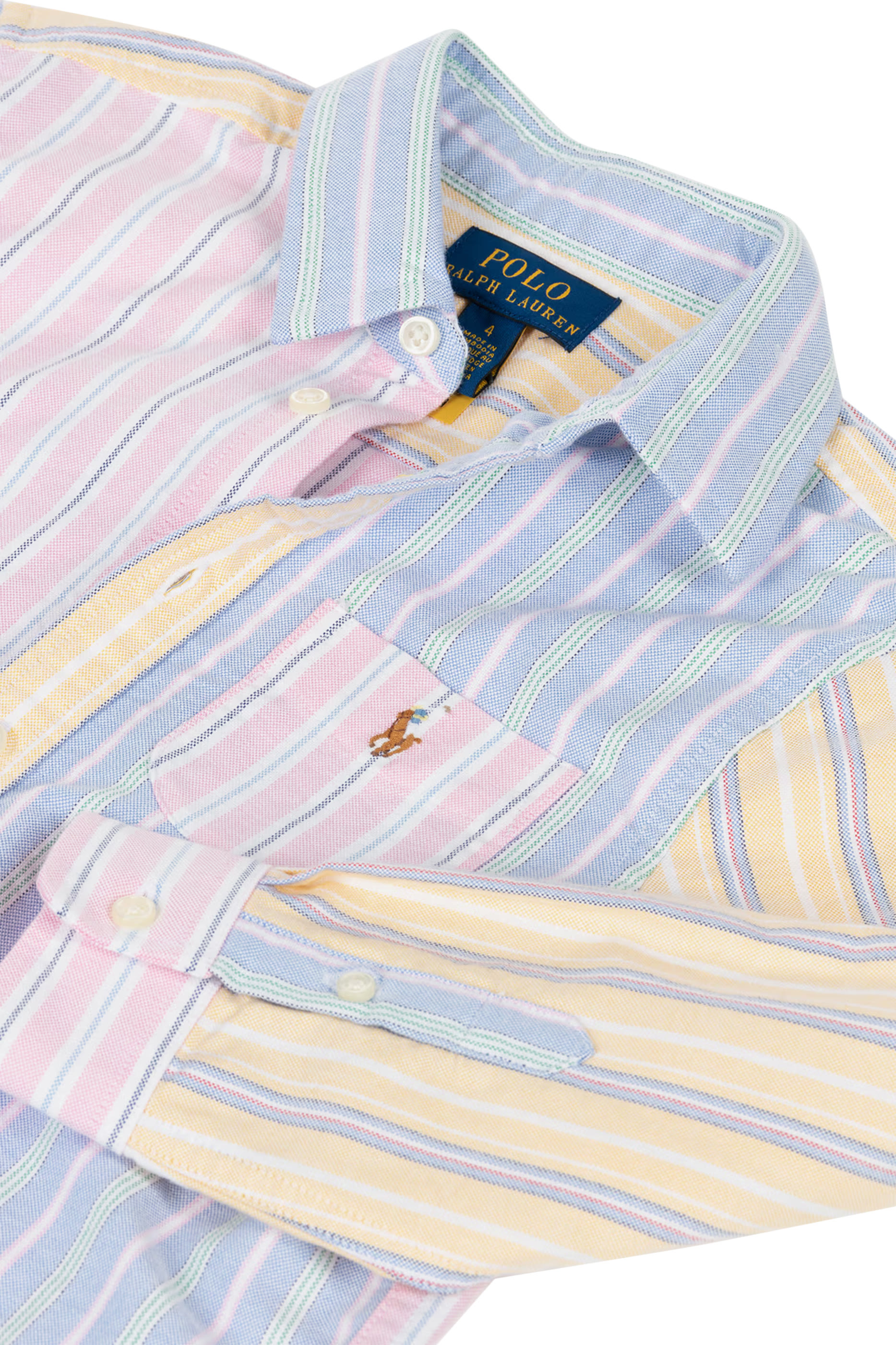 Kids Striped Cotton Oxford Boxy Fun Shirt