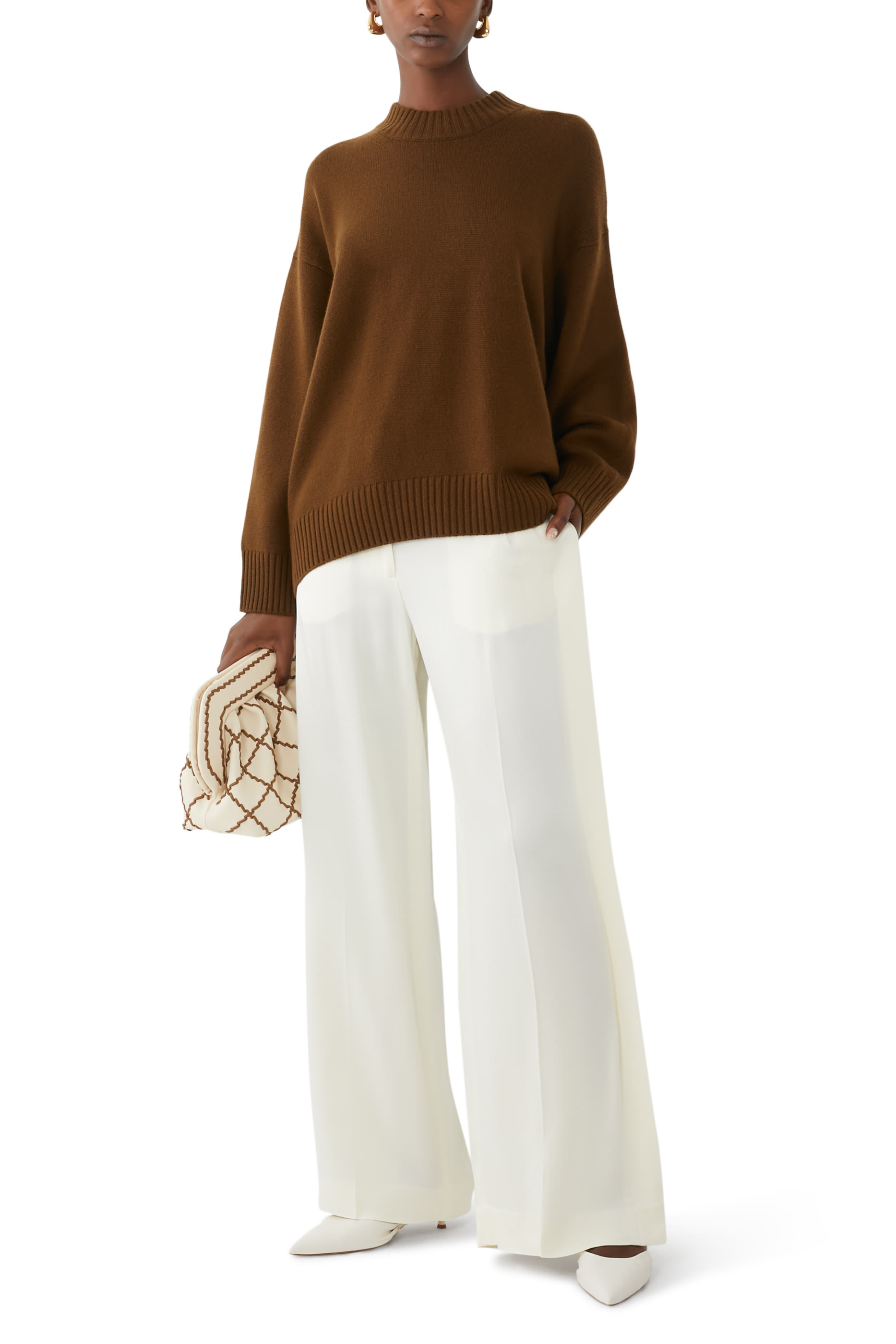 Cuff-Slit Trousers