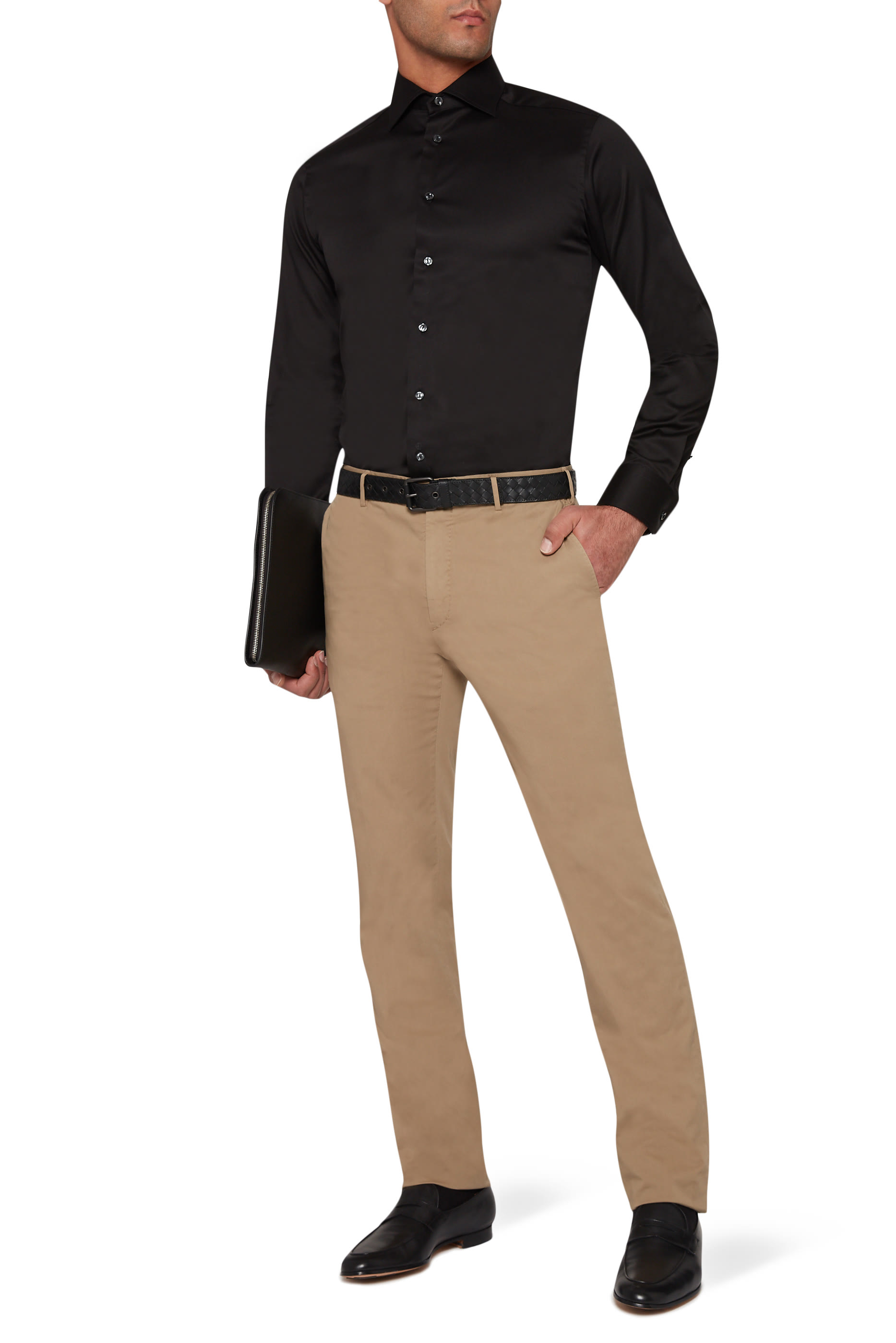 Slim Fit Signature Twill Shirt