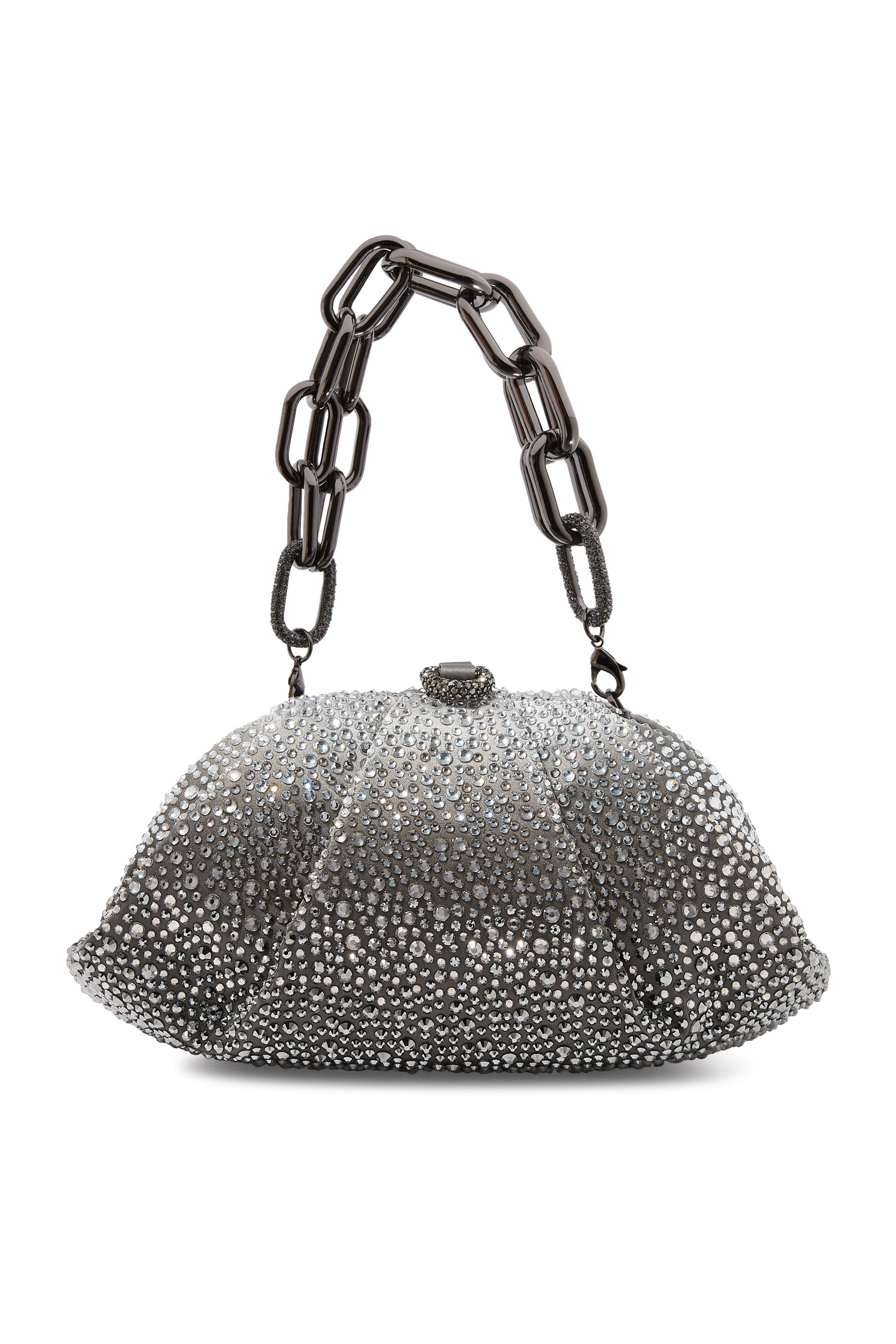 Gemma Crystal Caviar Clutch Bag