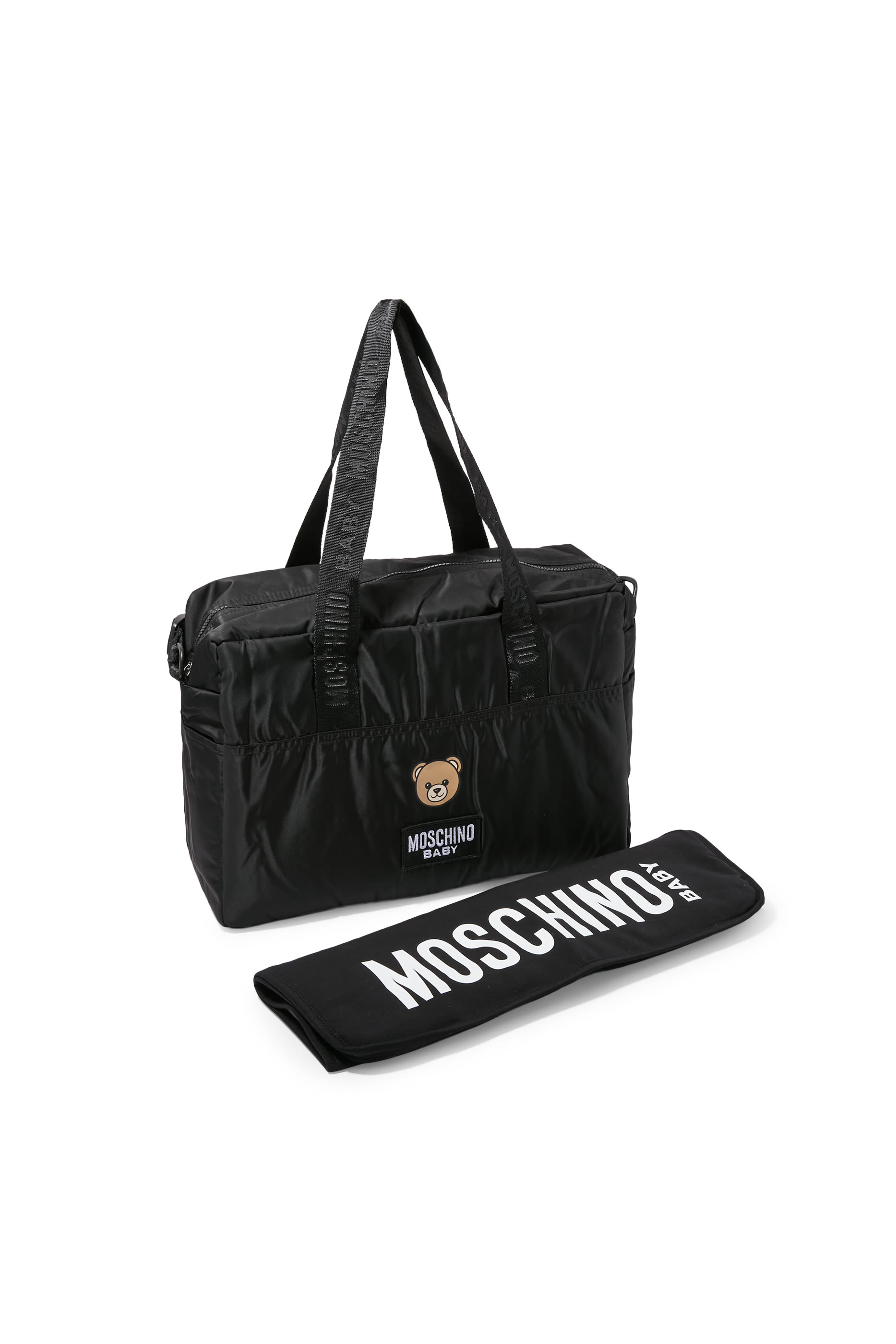 Kids Teddy Bear Nylon Mom Bag with Changing Mat