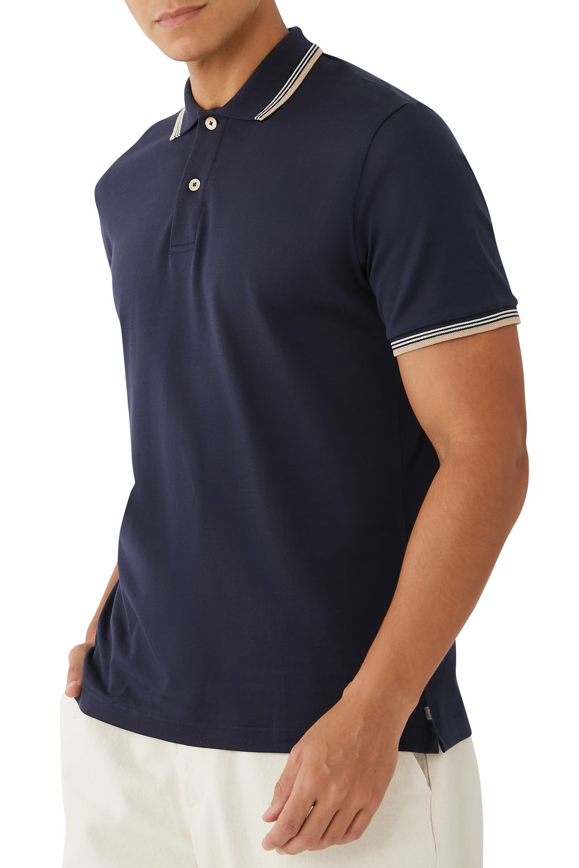 Jersey Tipped Polo