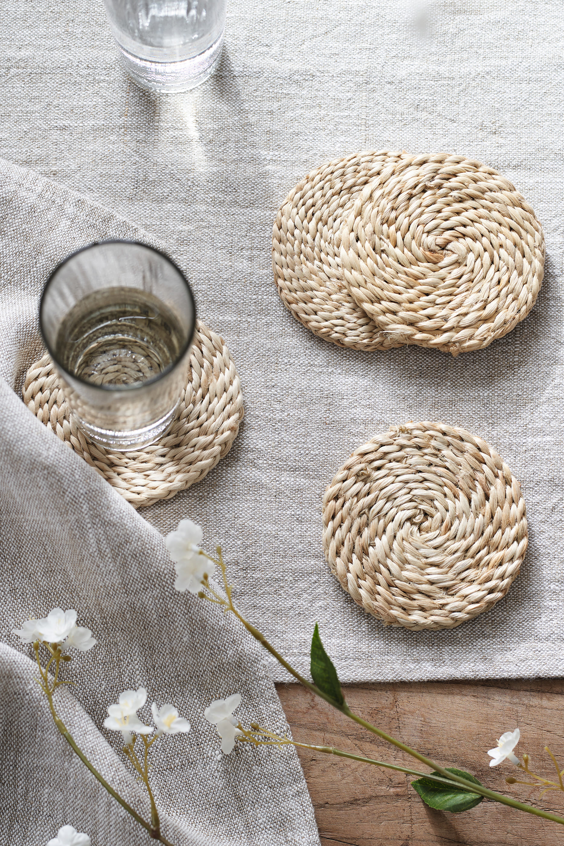 Jute Coaster Set
