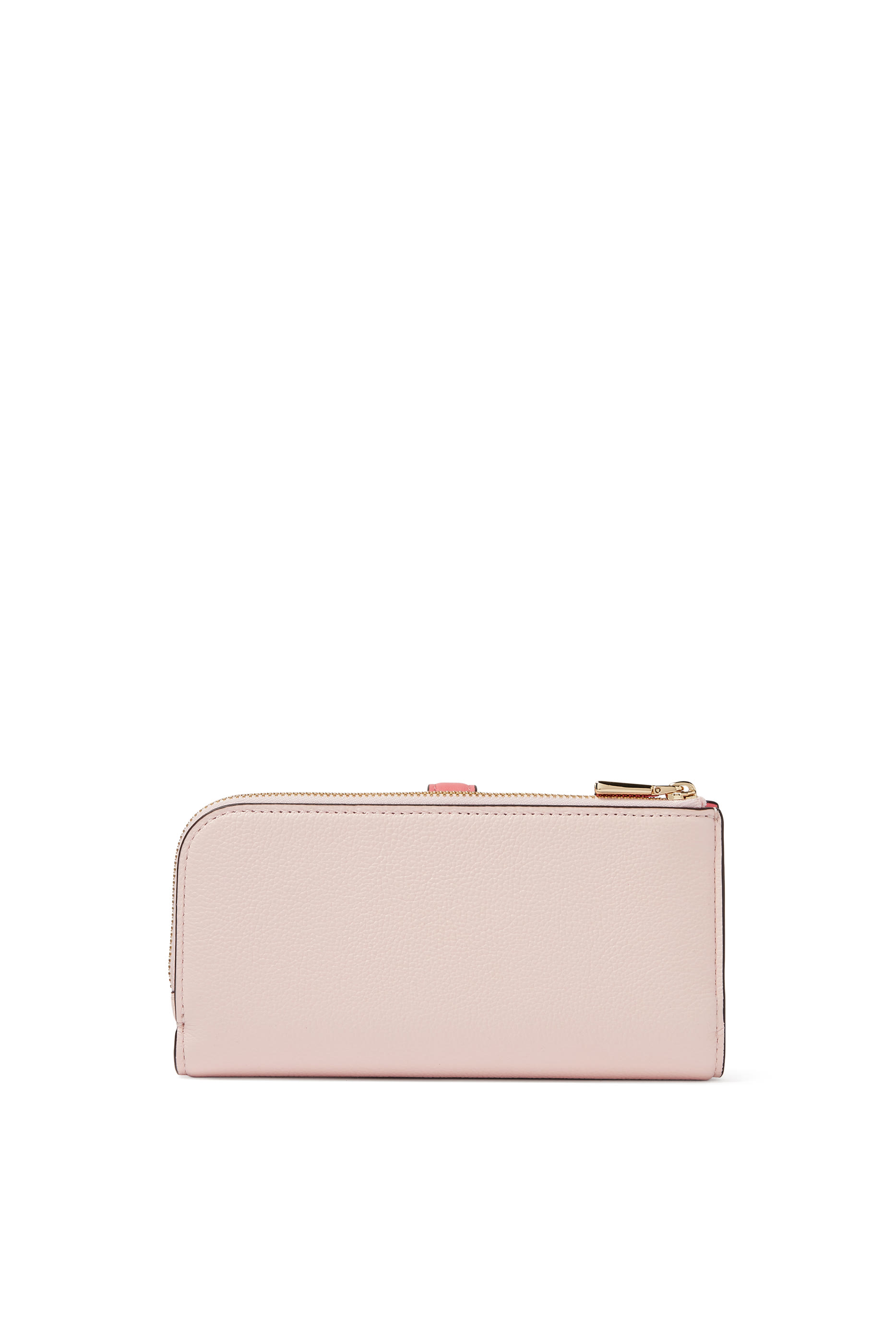 Deco Colorblocked Zip Slim Wallet