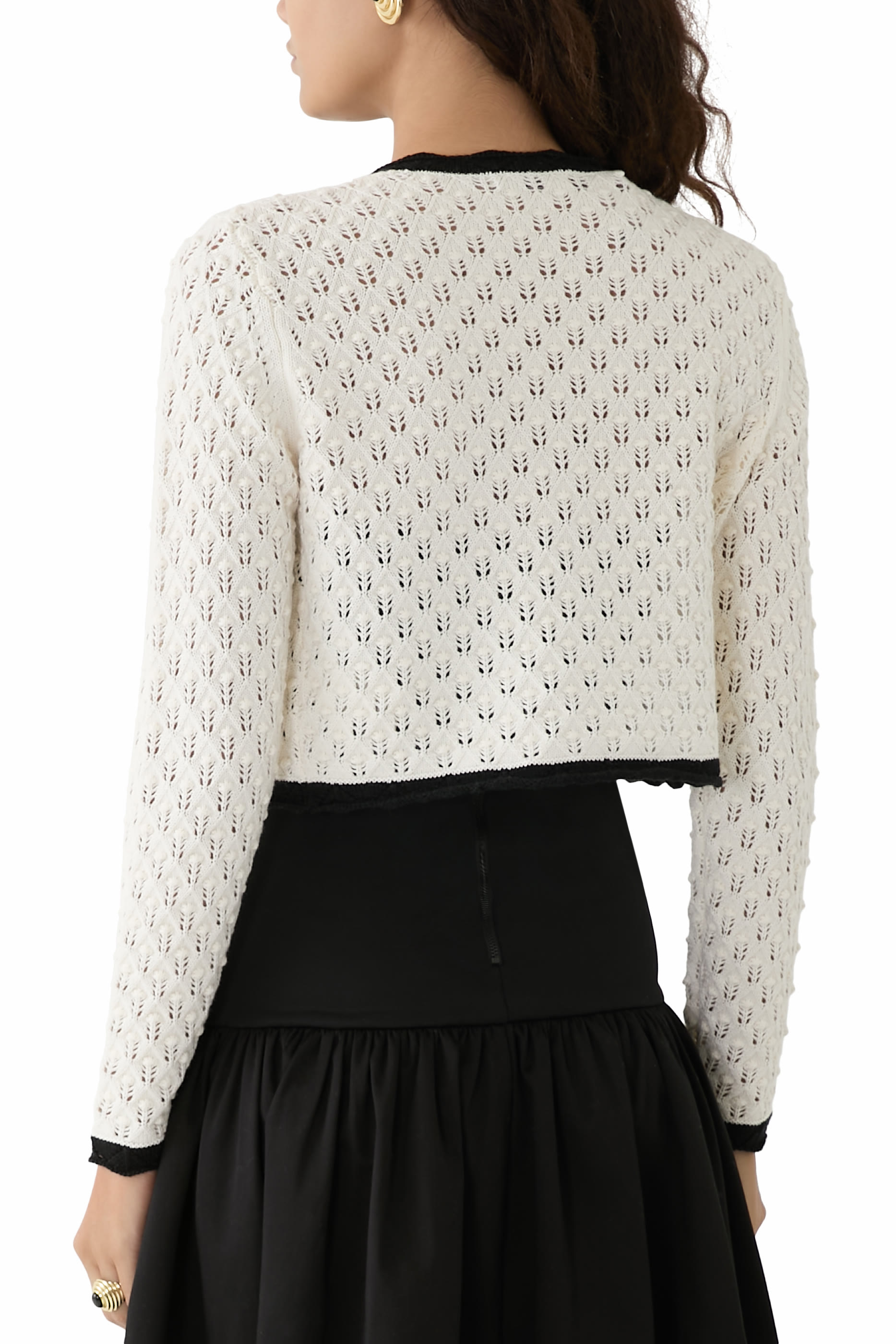 Dannie Shrug Bow Cardigan