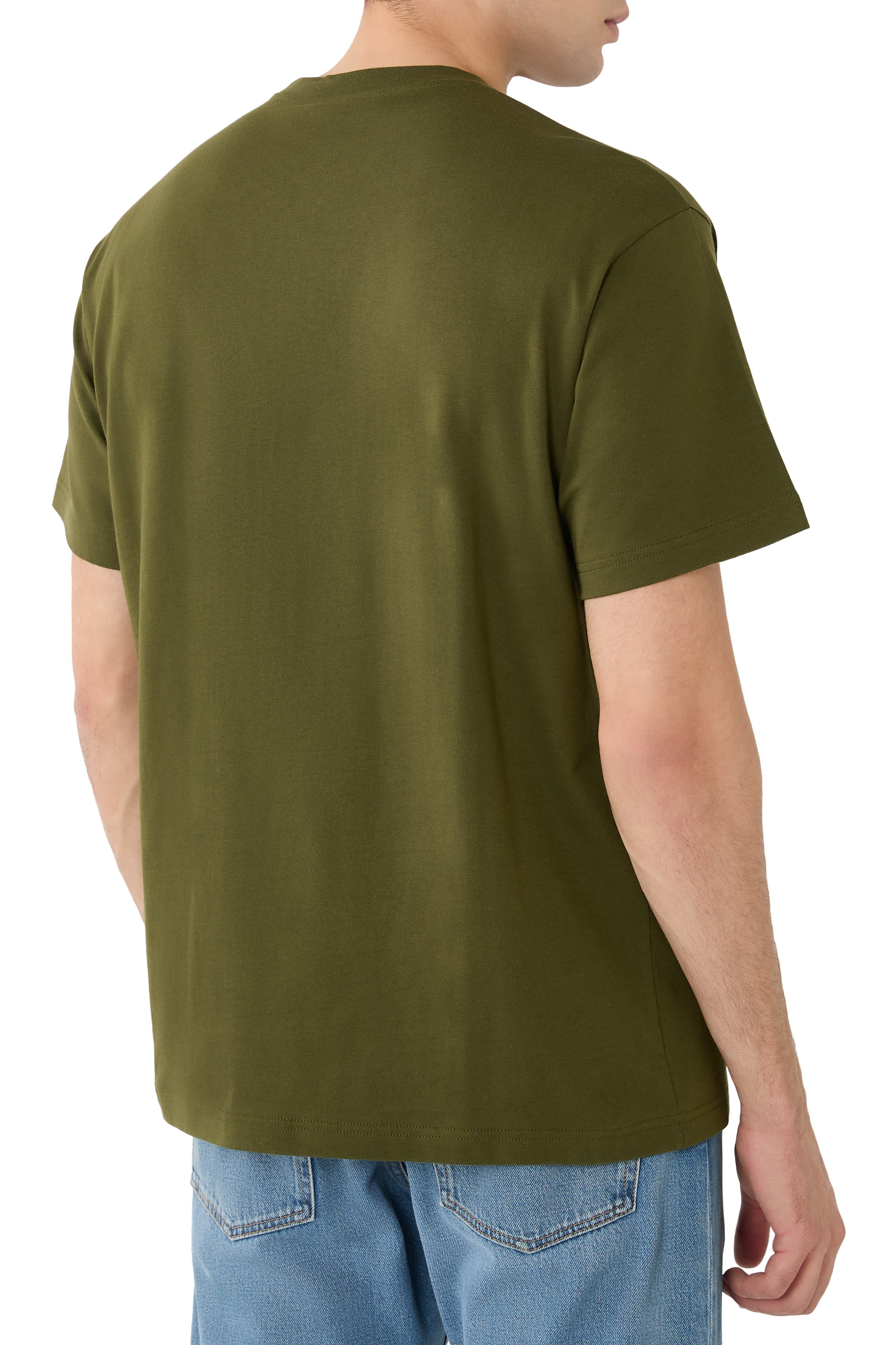 Logo Print Cotton Jersey T-Shirt