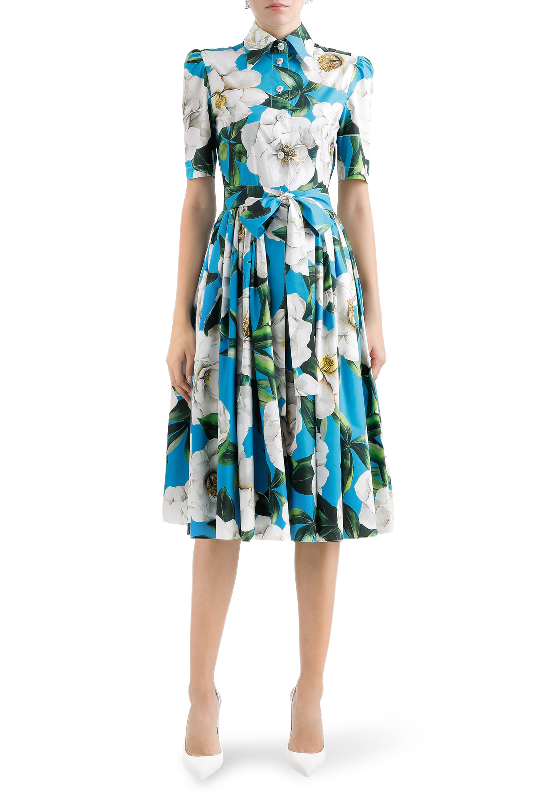 Short Corset Dress with Bouquet