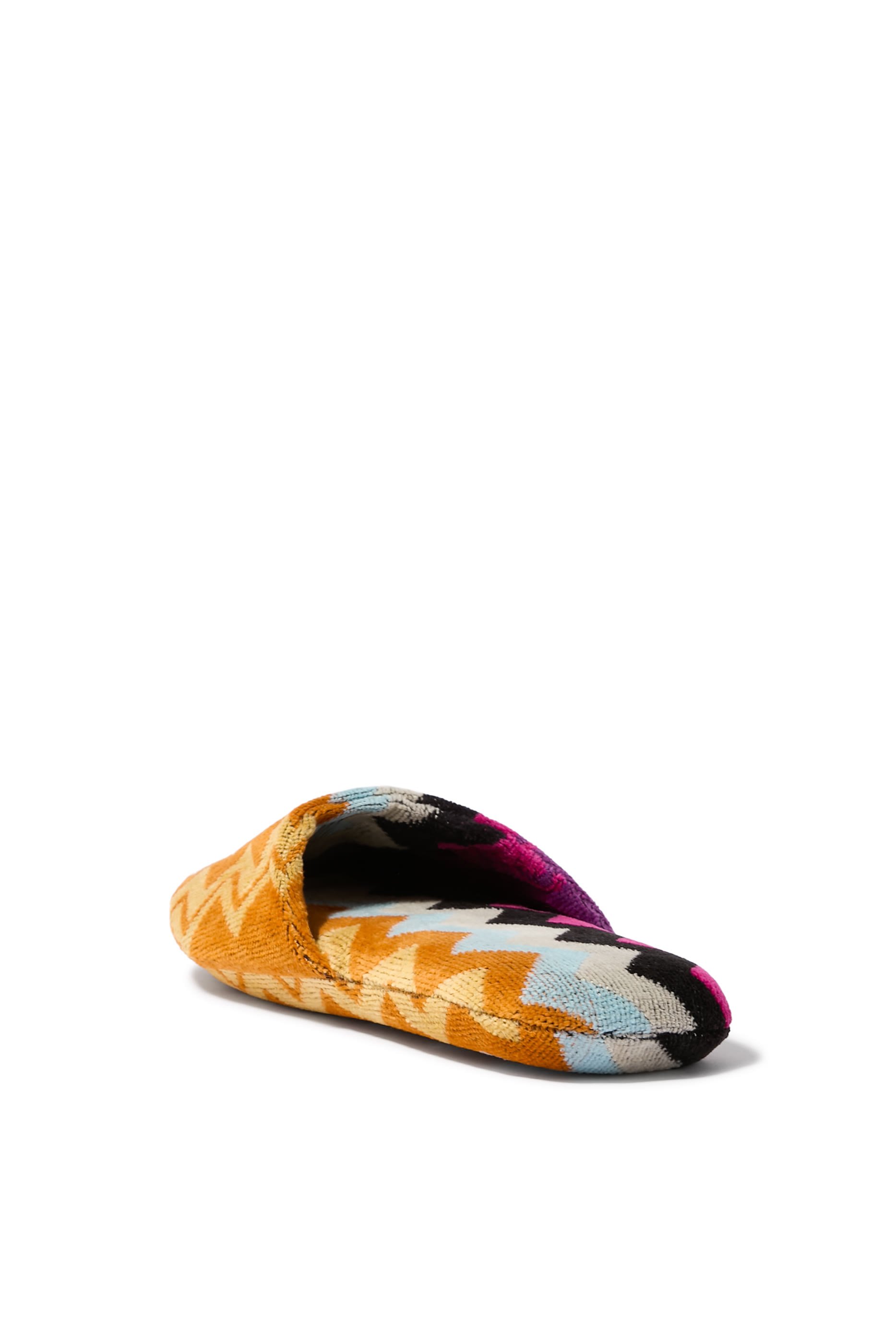 Giacomo Cotton Terry Chevron Slippers