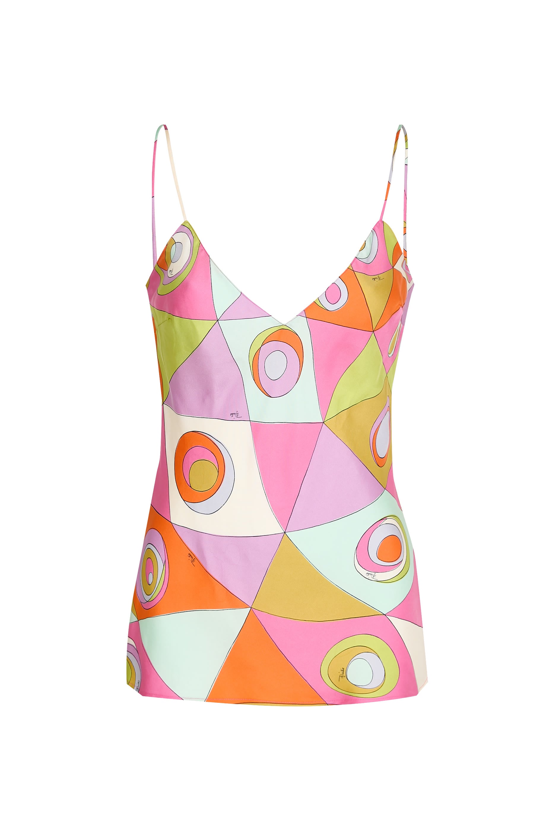  Printed Silk Top