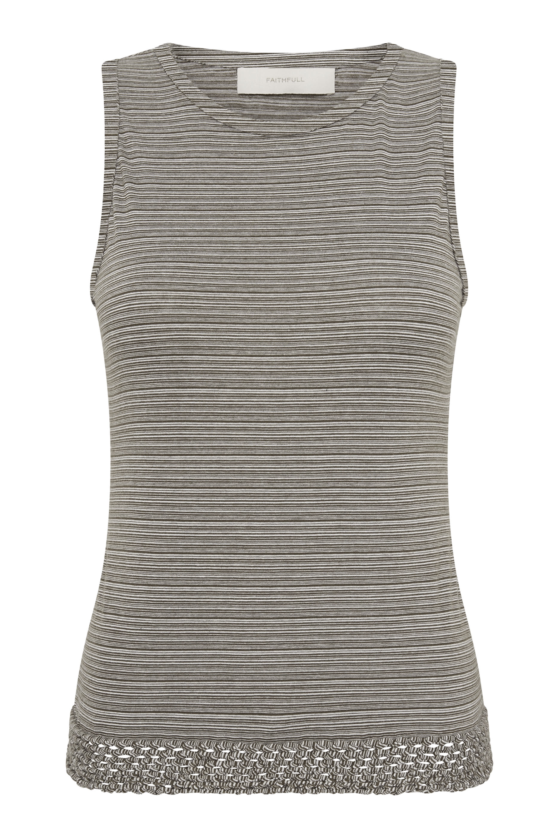 Maceio Striped Sleeveless Top