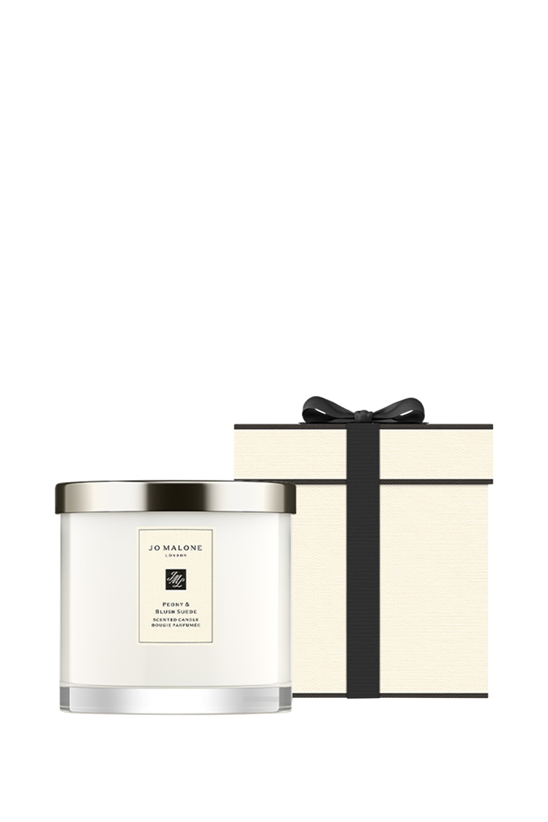 Peony and Blush Suede Deluxe Candle