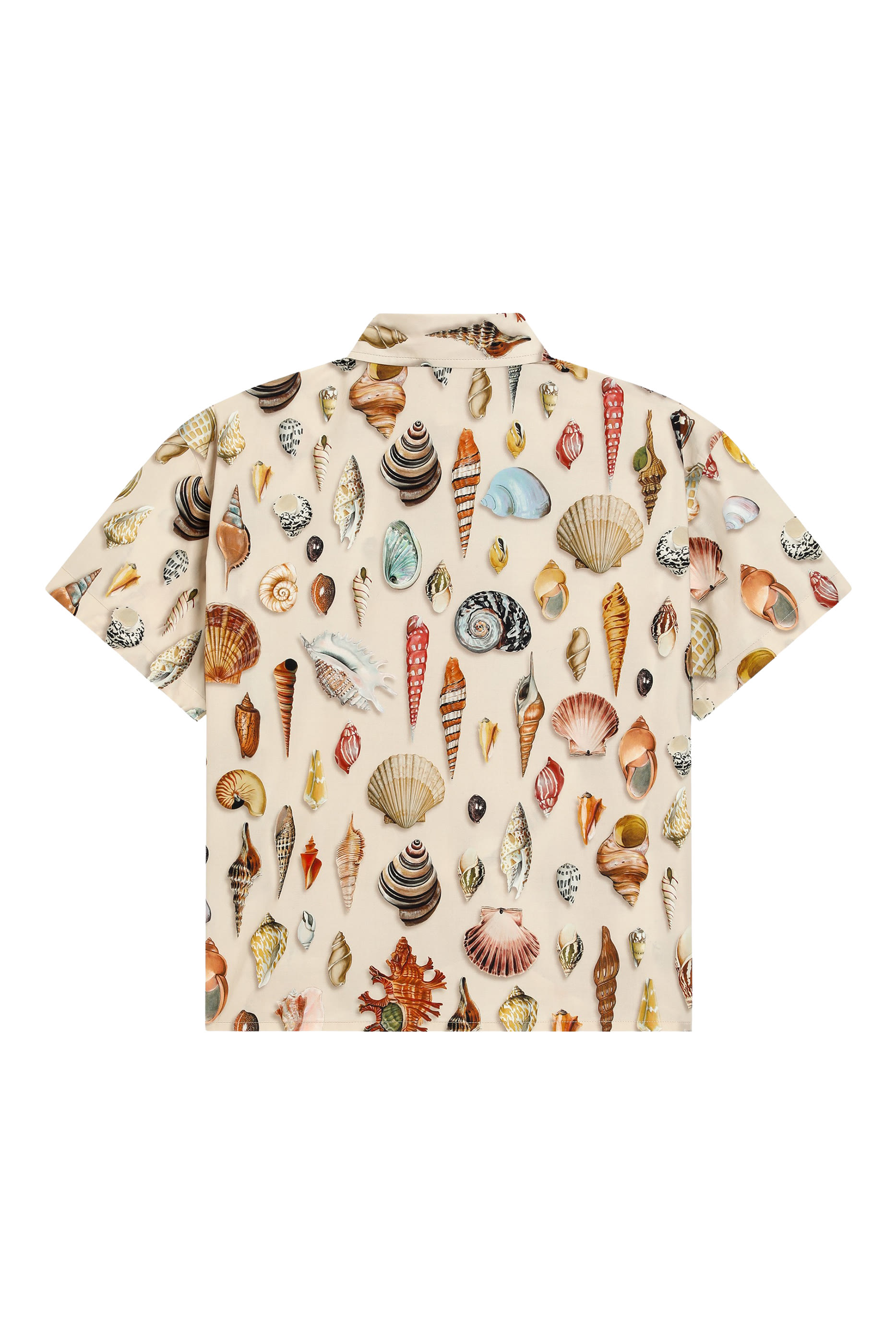 Kids Shell Print Poplin Shirt