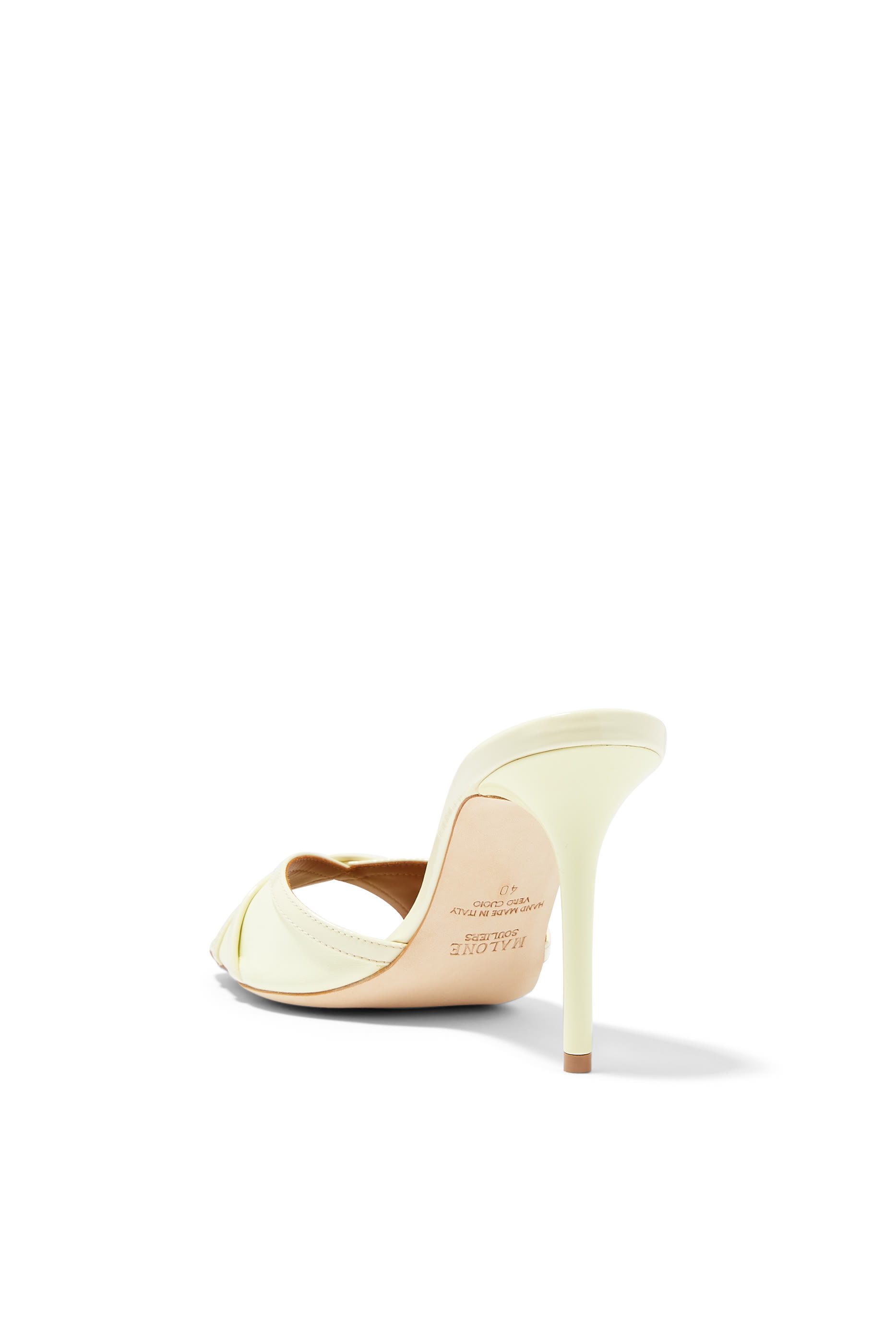 Perla 85 Leather Mules