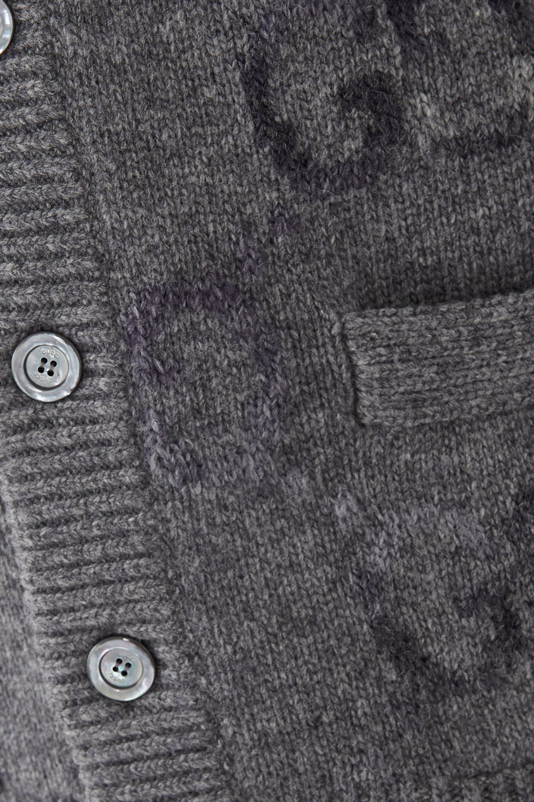 GG Intarsia Wool Cardigan