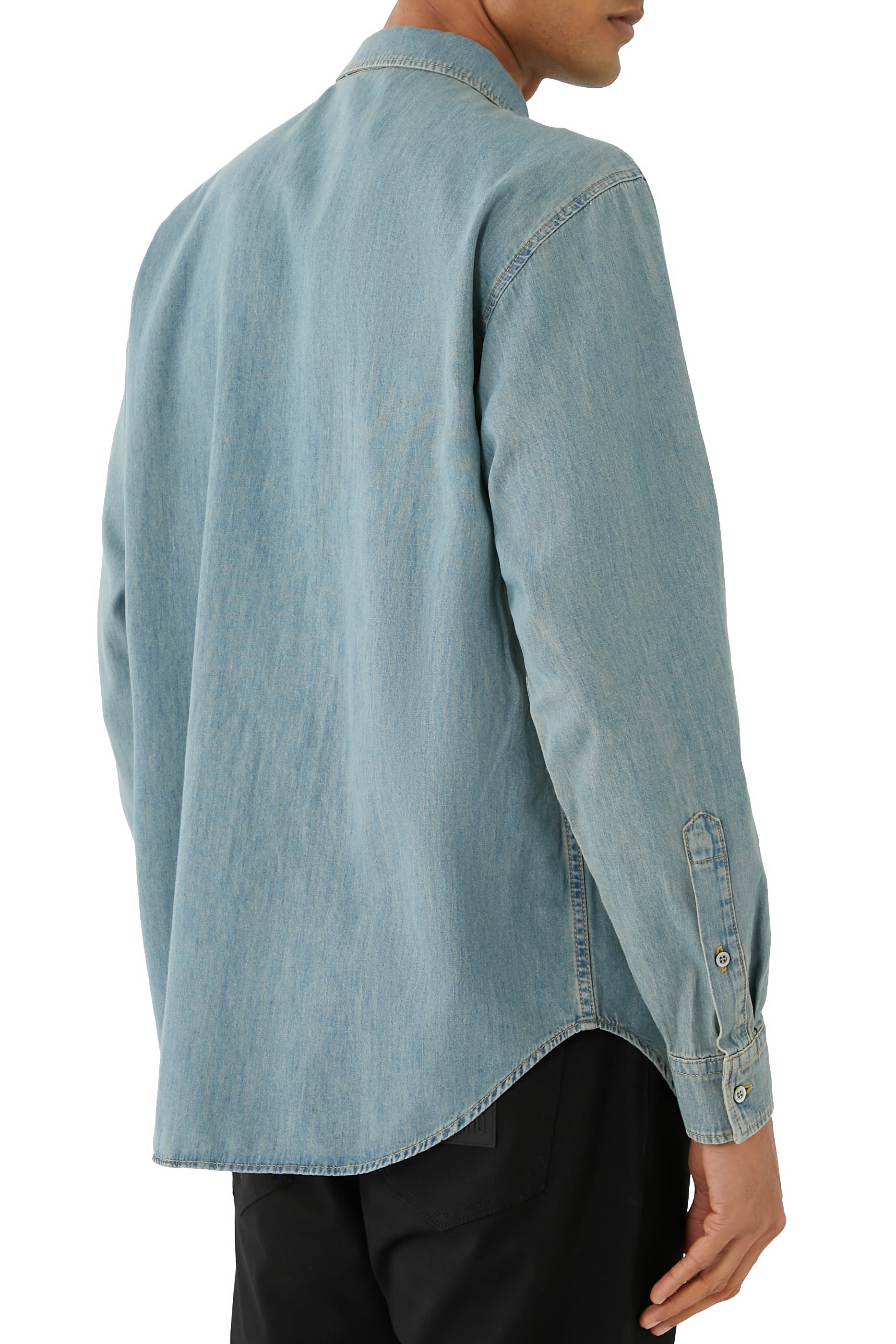 In Love We Trust Chambray Shirt