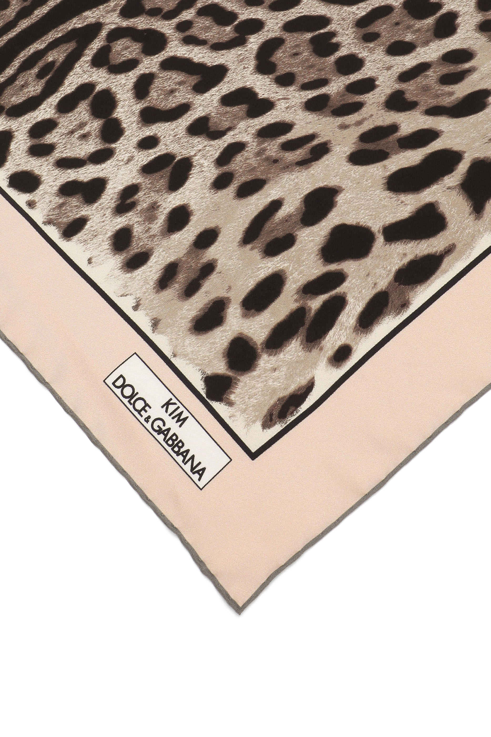 Kim Leopard-Print Twill Scarf