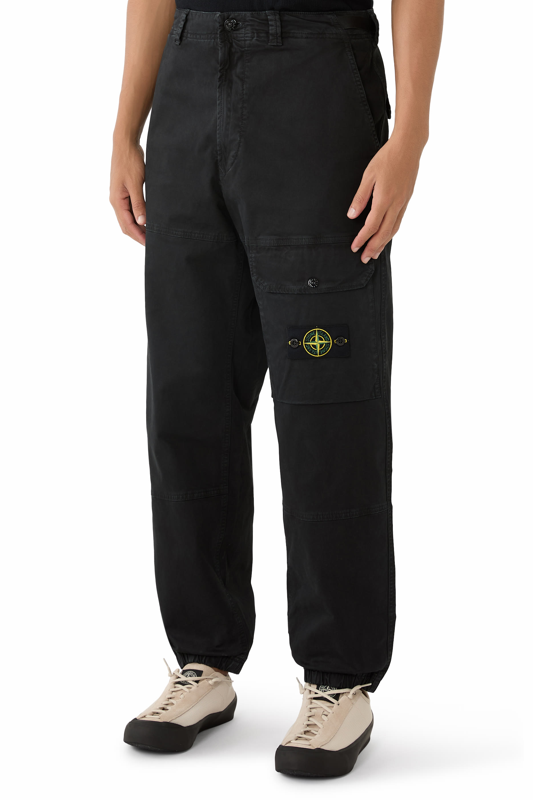 Old Effect Cargo Trousers
