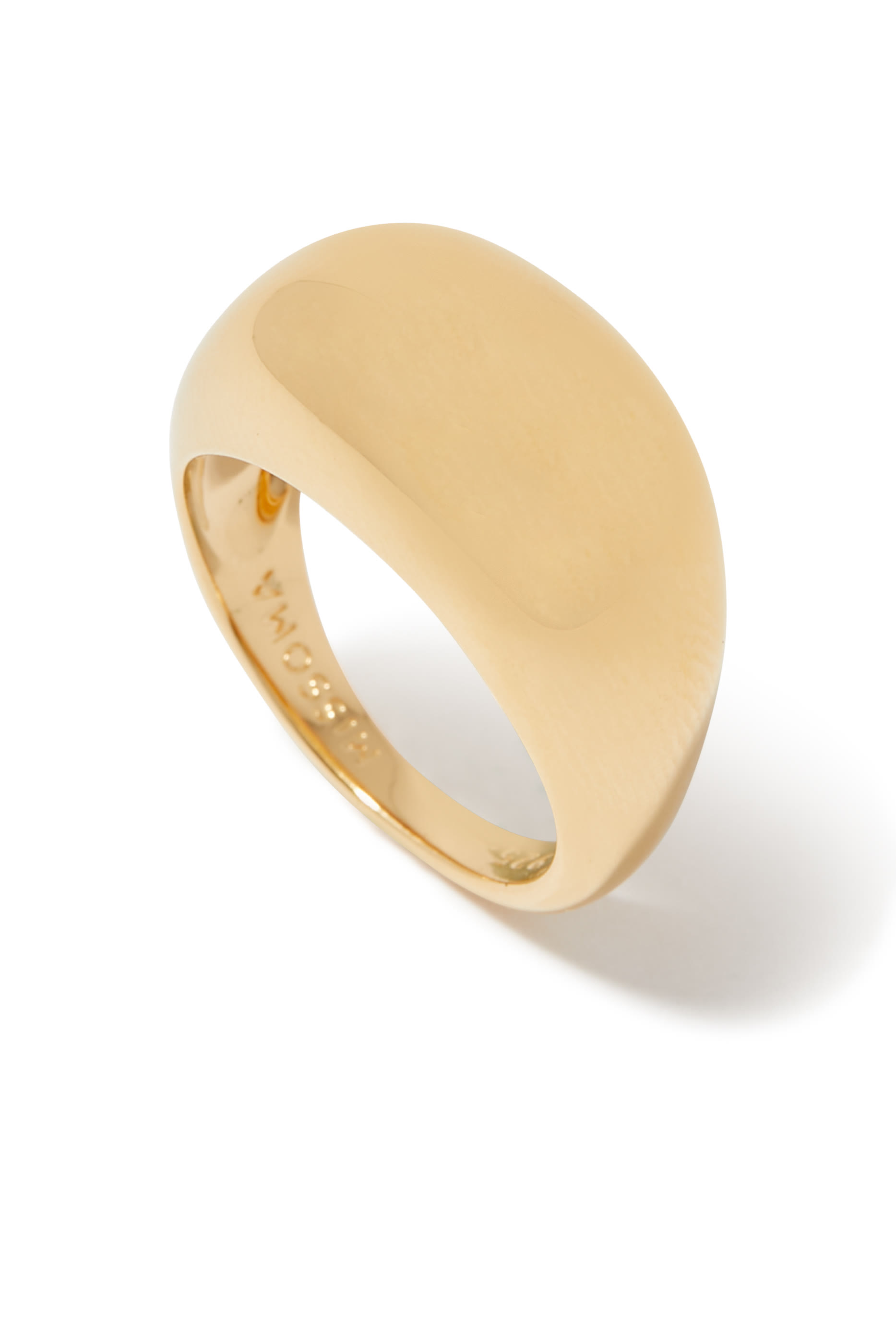 Chubby Dome Ring, 18k Gold Plated Vermeil on Recycled Sterling Silver