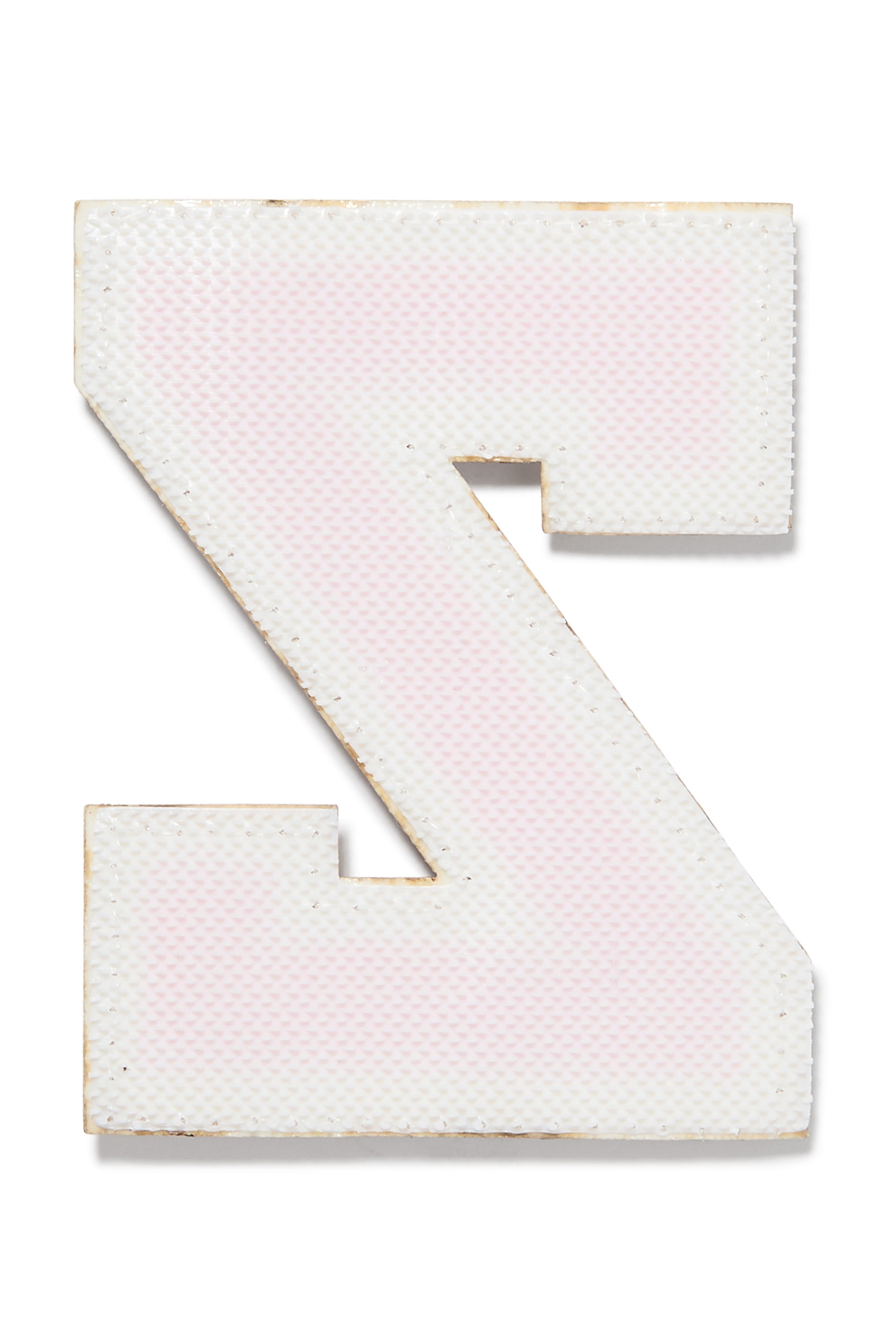 3” Chenille Sparkle Z Letter Patch